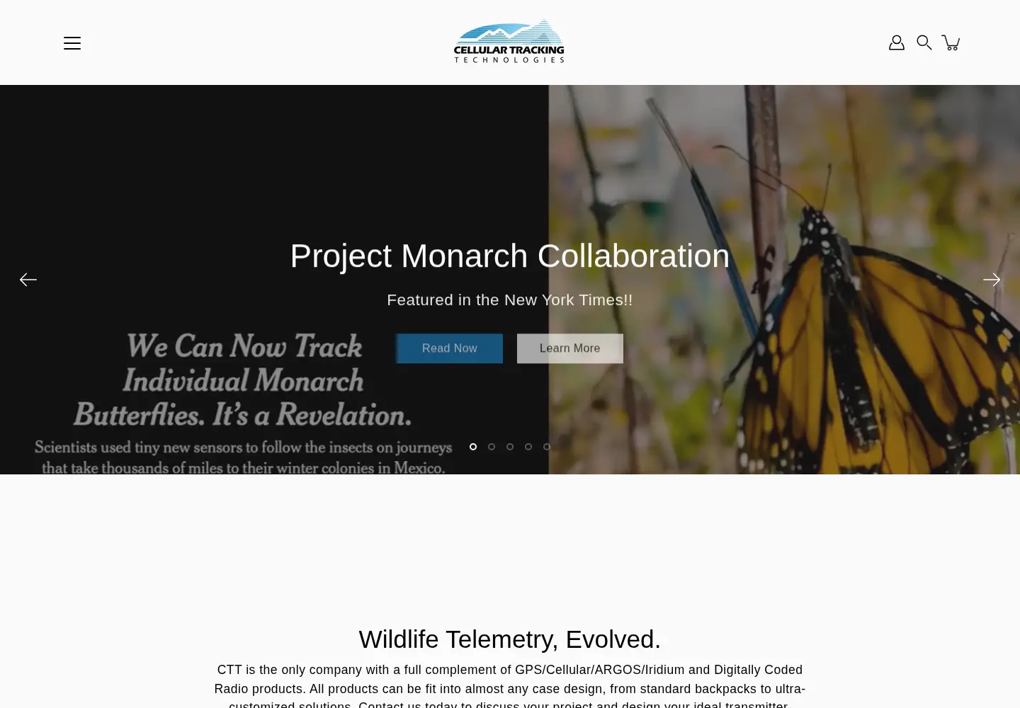 Screenshot of celltracktech.com