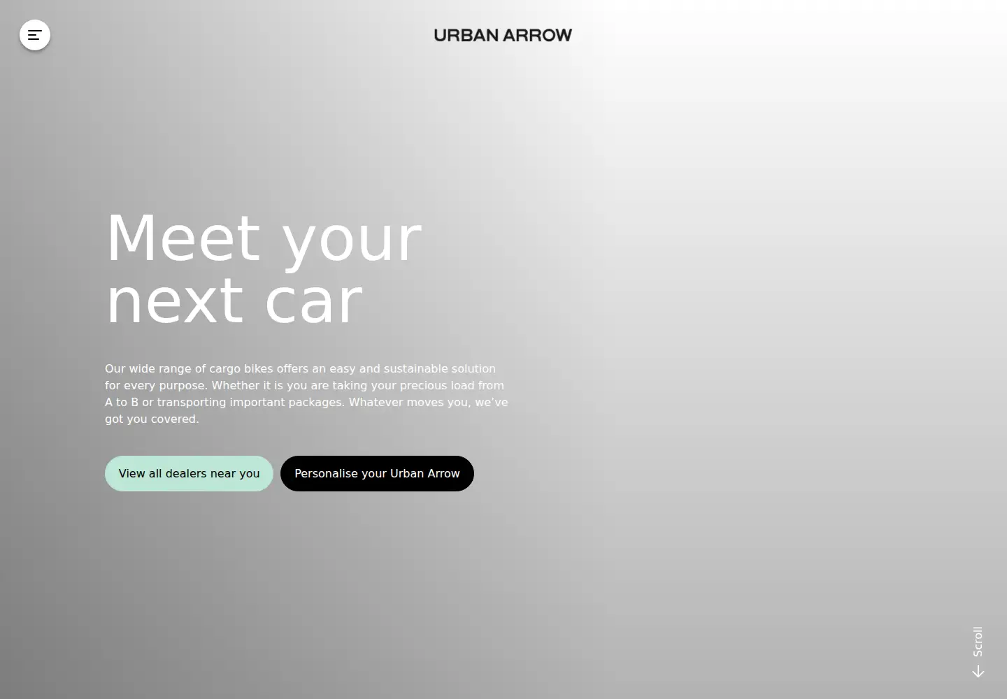 Captured homepage of urbanarrow.com in the current scan