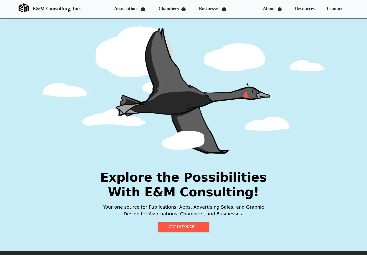 Screenshot of emconsultinginc.com