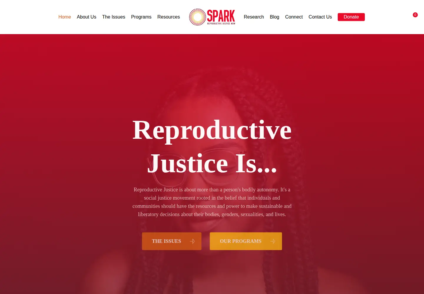 Screenshot of sparkrj.org