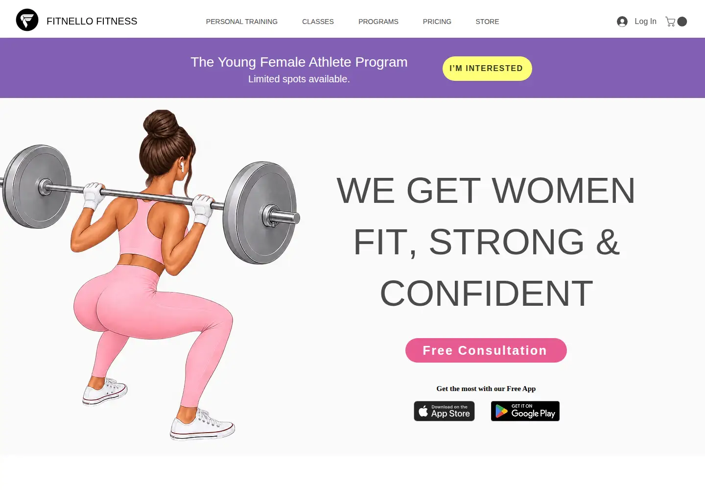 Captured homepage of fitnello.com in the current scan