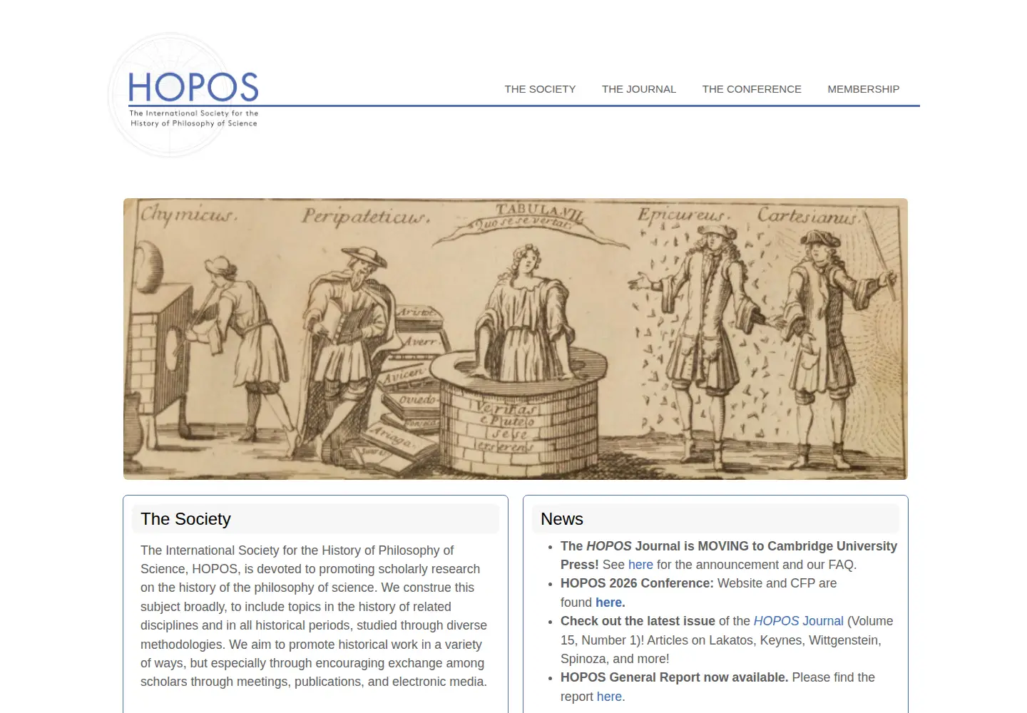 Screenshot of hopos.org