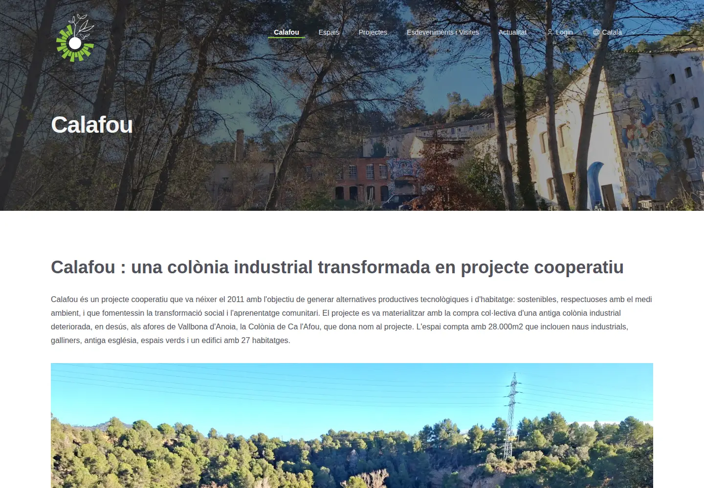 Screenshot of calafou.org