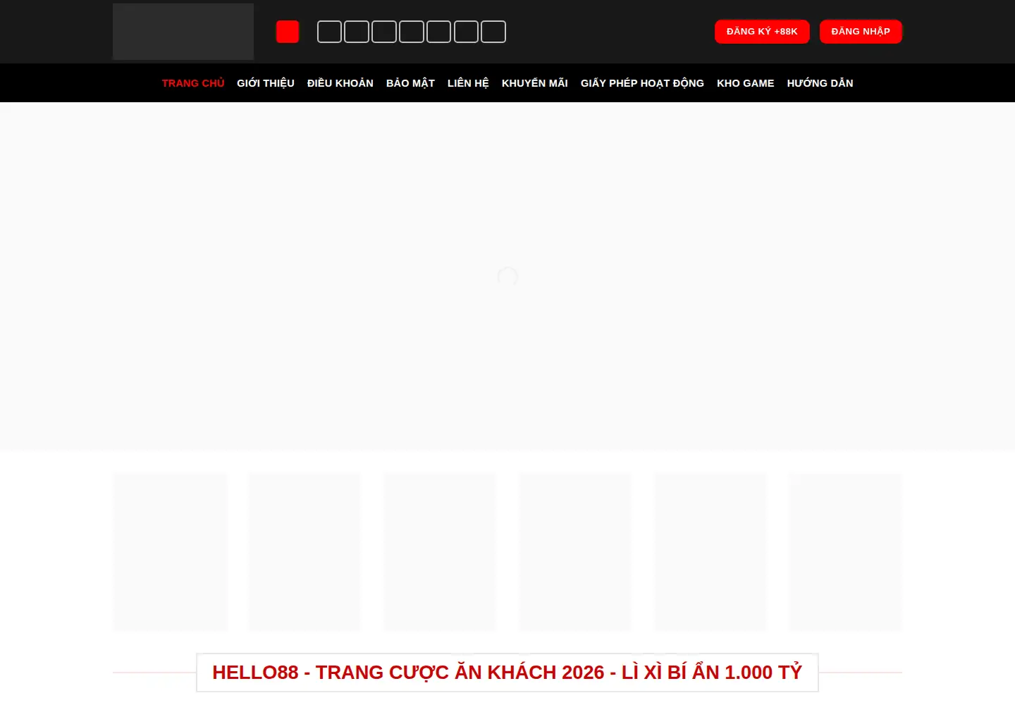 Screenshot of hello88.kim