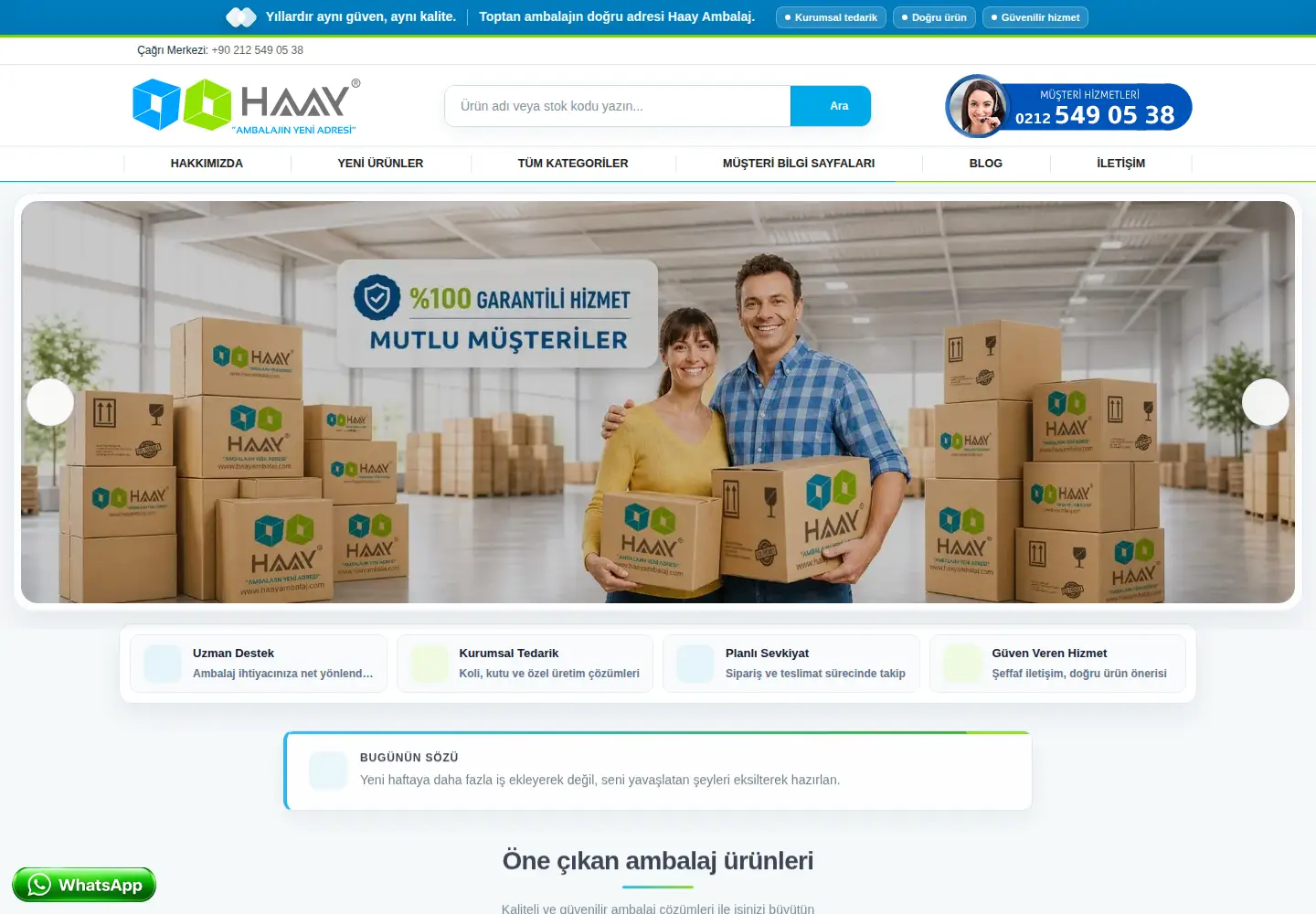 Screenshot of haayambalaj.com
