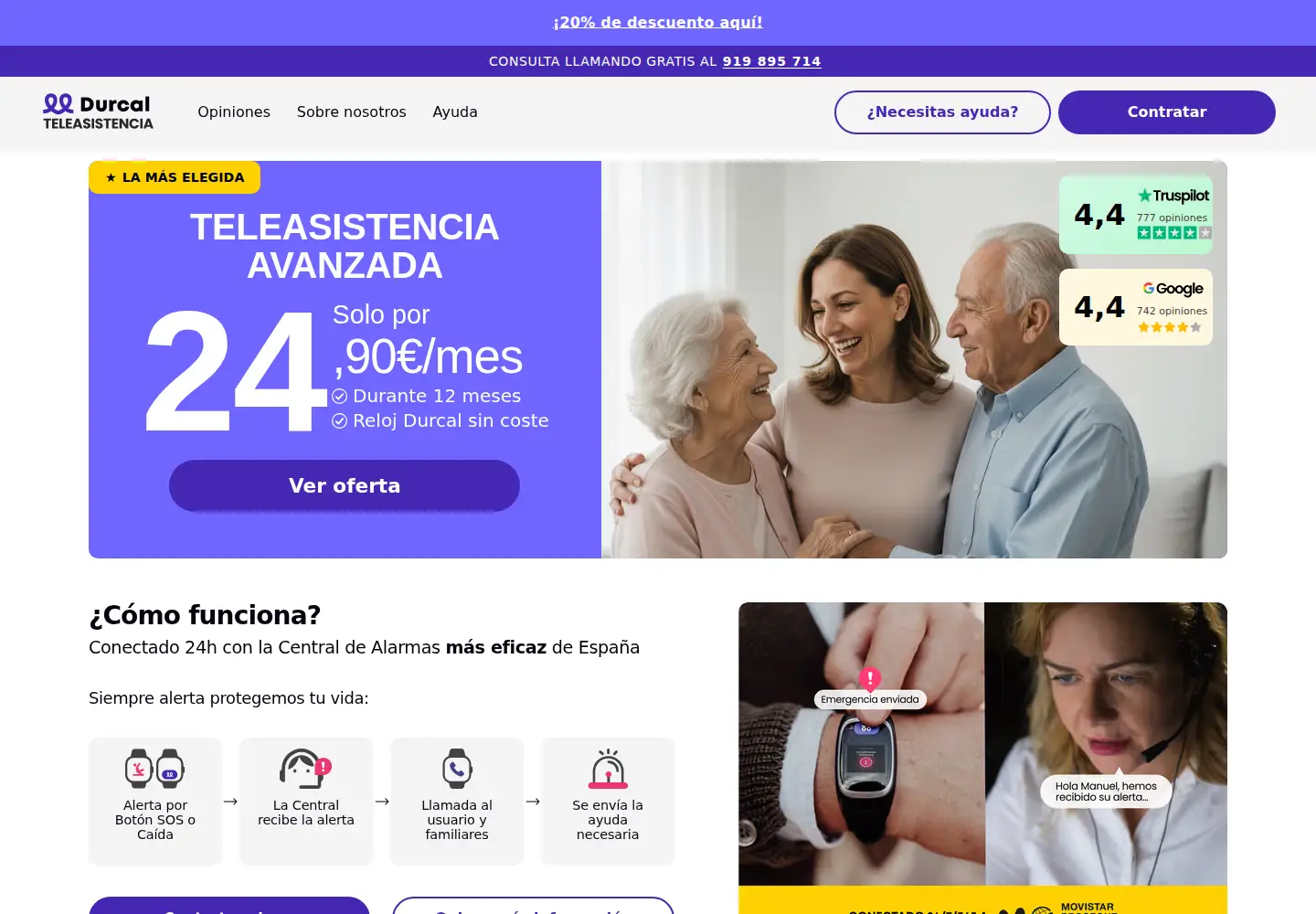 Screenshot of durcal.com