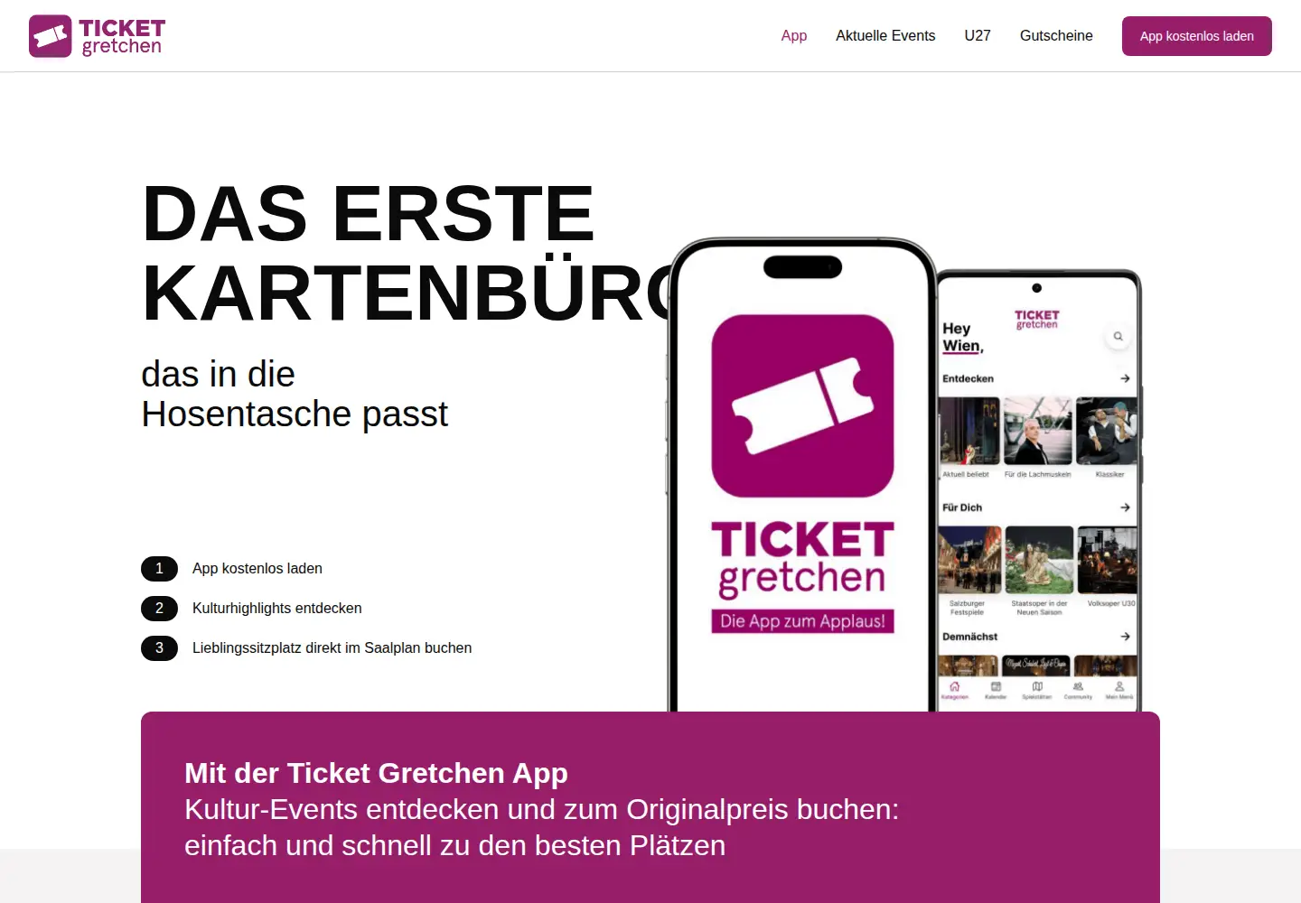 Screenshot of ticketgretchen.com