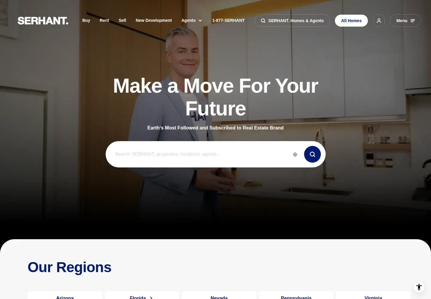 Screenshot of serhant.com