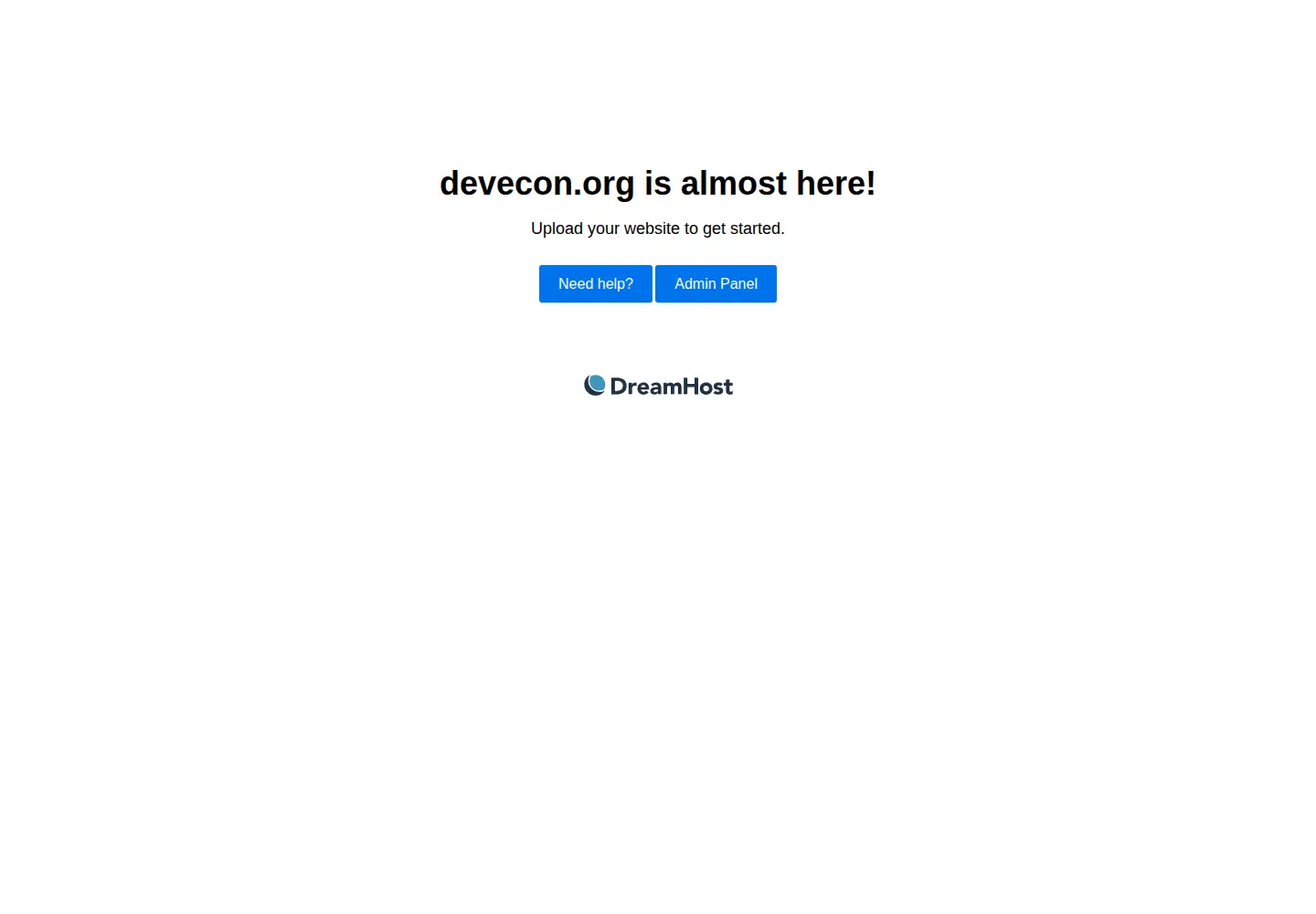 Screenshot of devecon.org