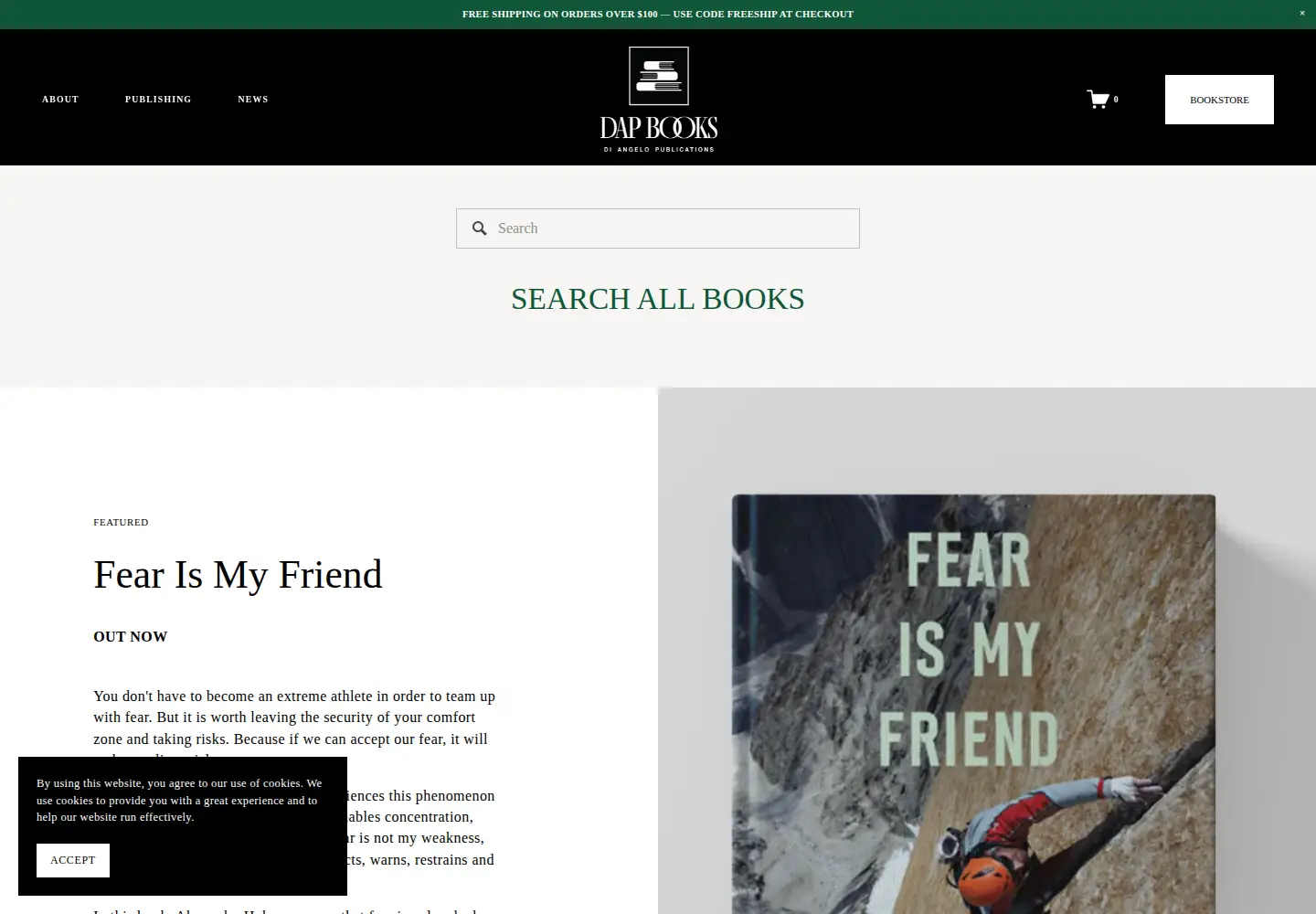 Screenshot of diangelopublications.com