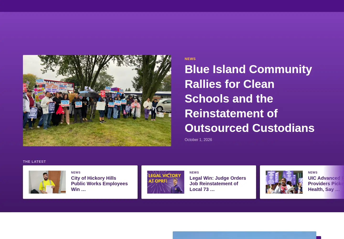 Screenshot of seiu73.org