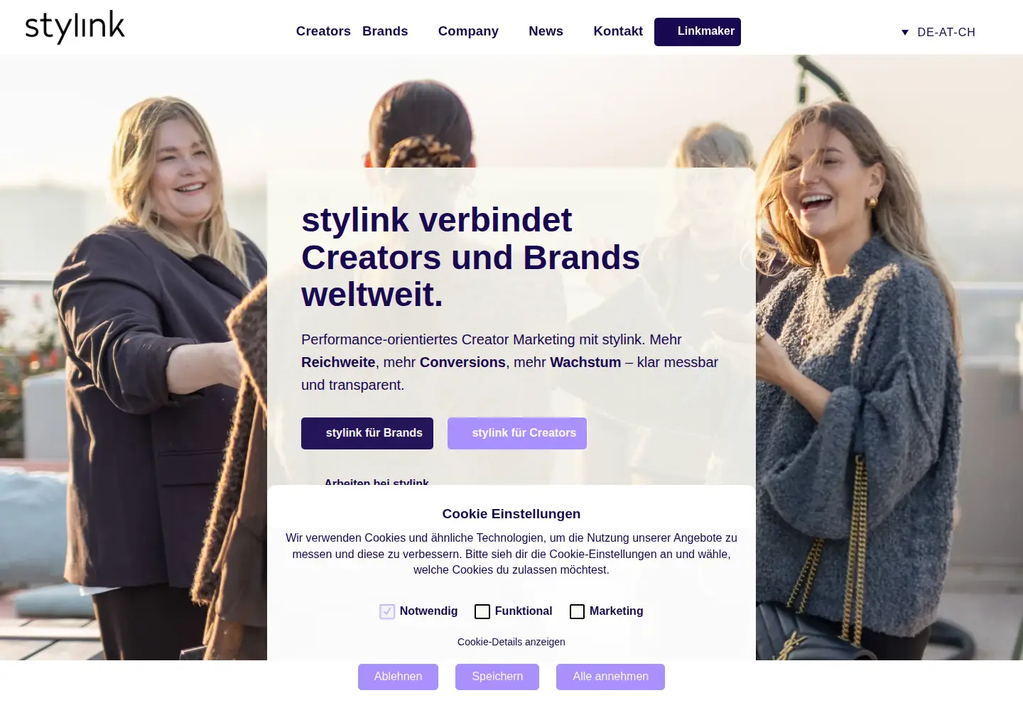 Captured homepage of stylink.com in the current scan
