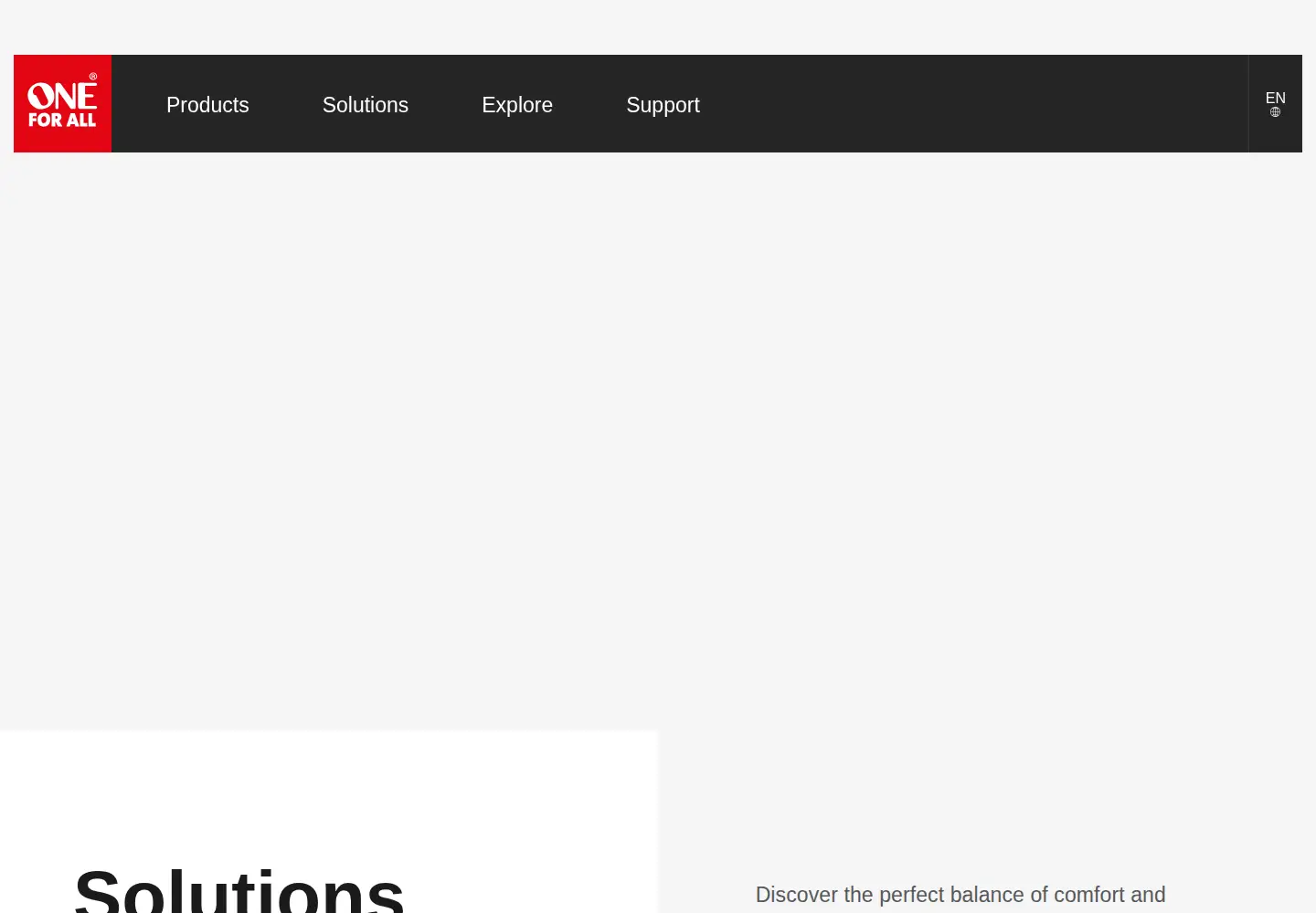 Captured homepage of oneforall.com in the current scan