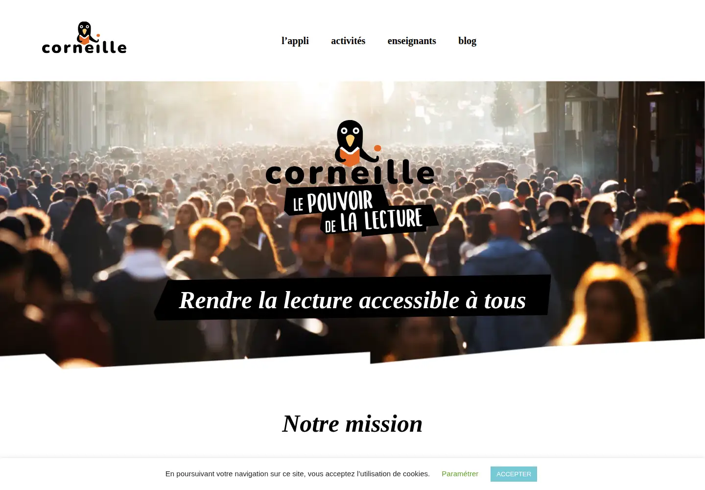 Screenshot of corneille.io