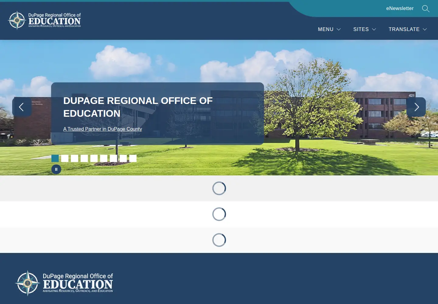 Screenshot of dupageroe.org