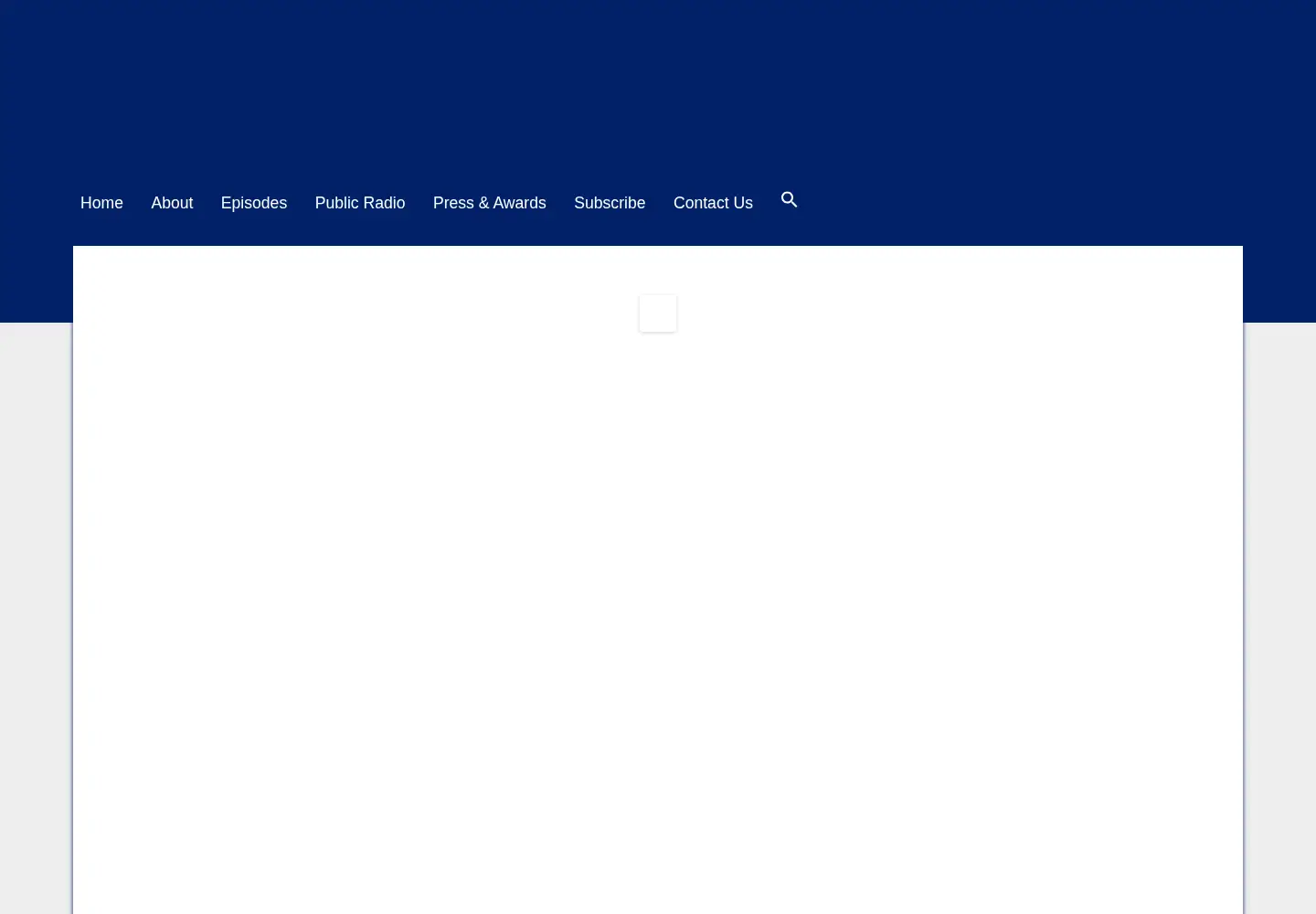 Captured homepage of waysandmeansshow.org in the current scan