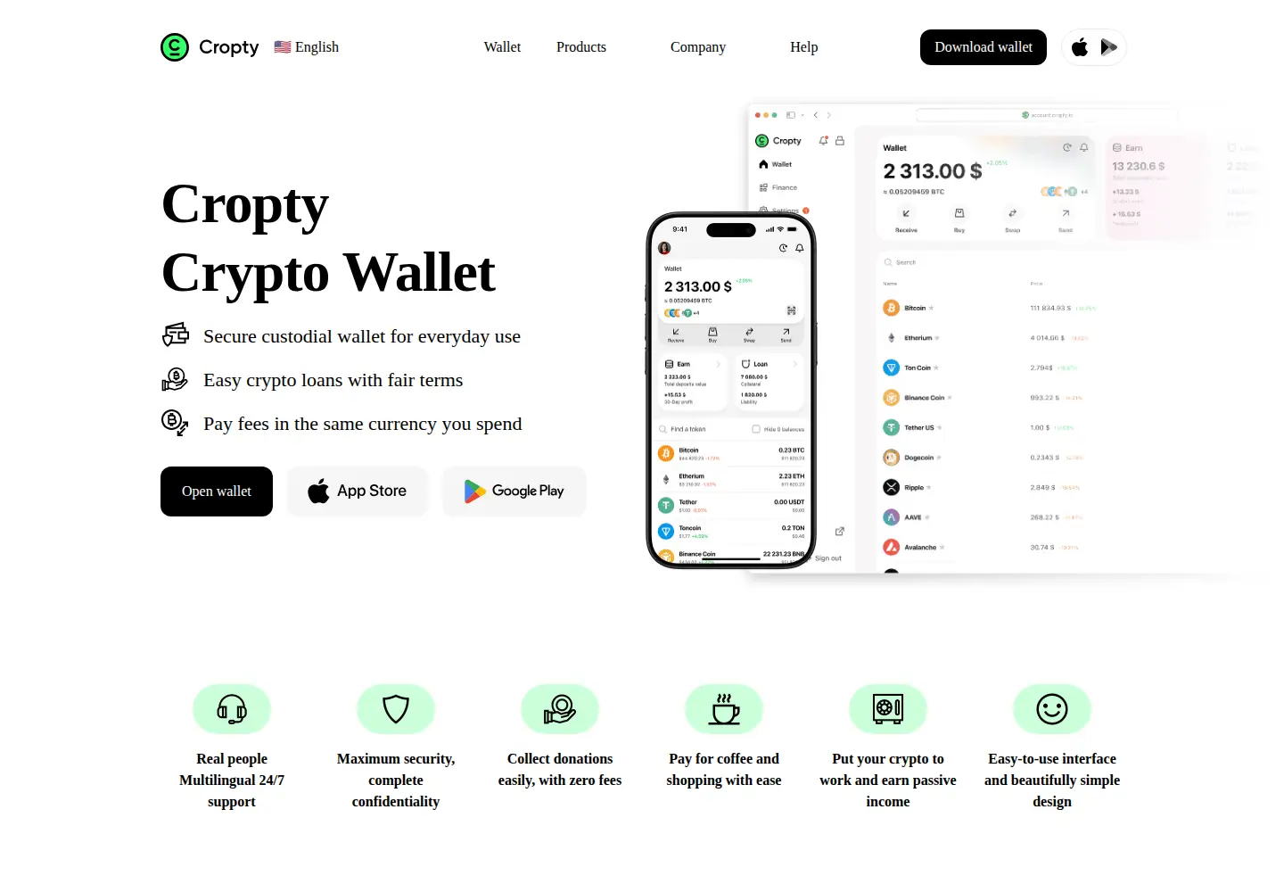 Screenshot of cropty.io