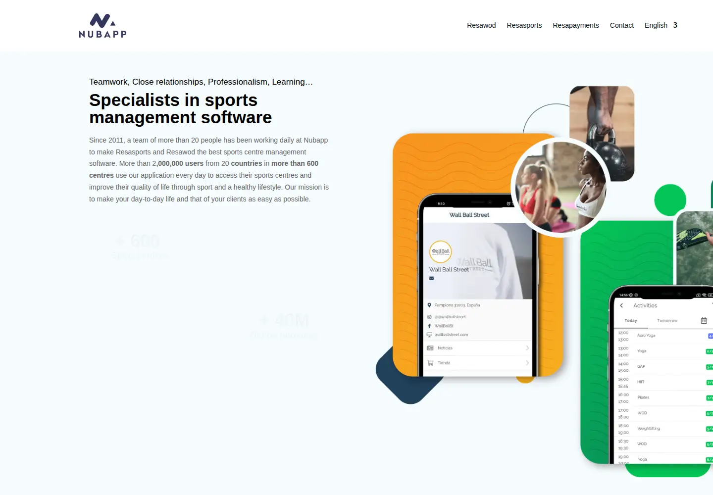 Screenshot of nubapp.com