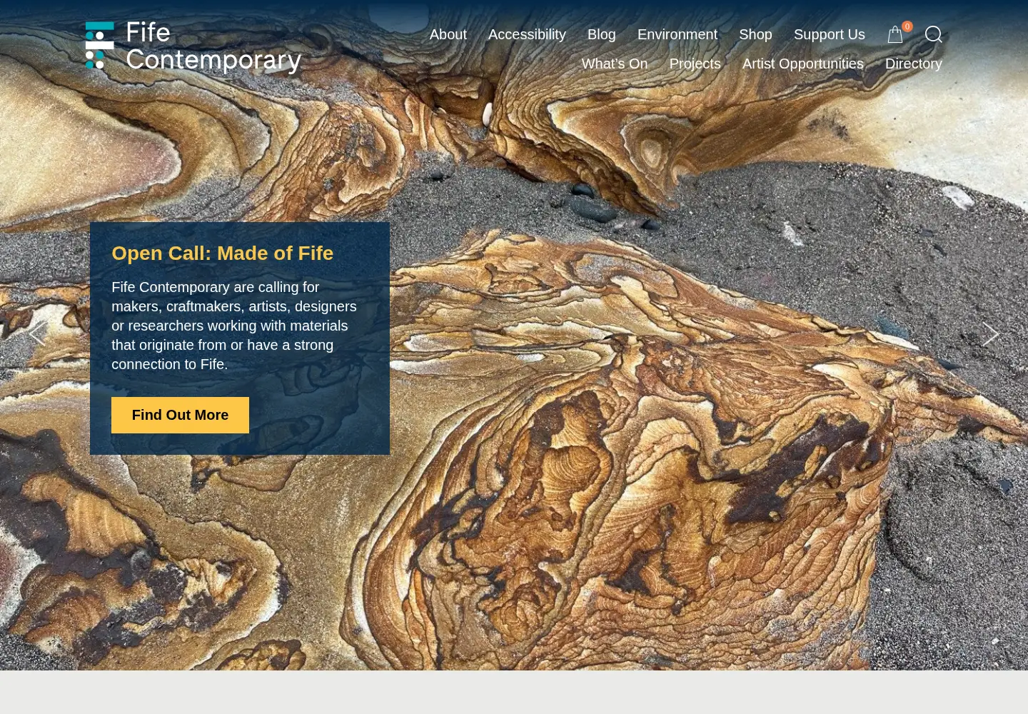 Captured homepage of fcac.co.uk in the current scan