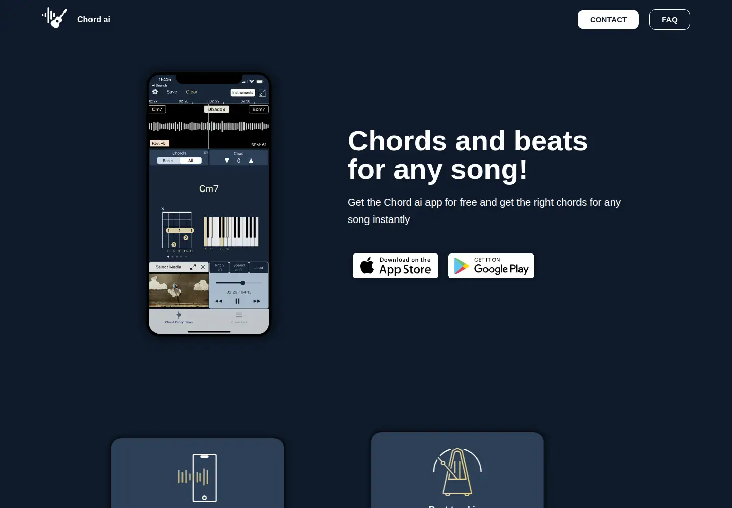 Captured homepage of chordai.net in the current scan