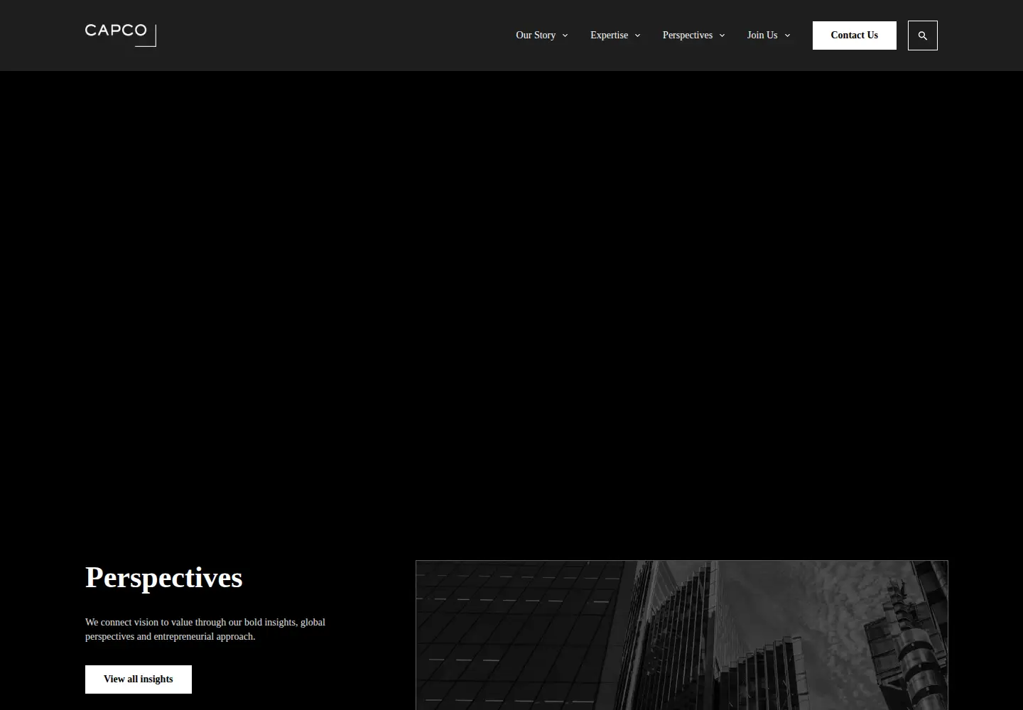 Screenshot of capco.com