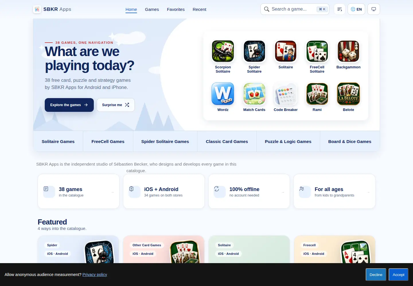 Captured homepage of sbecker-app.com in the current scan