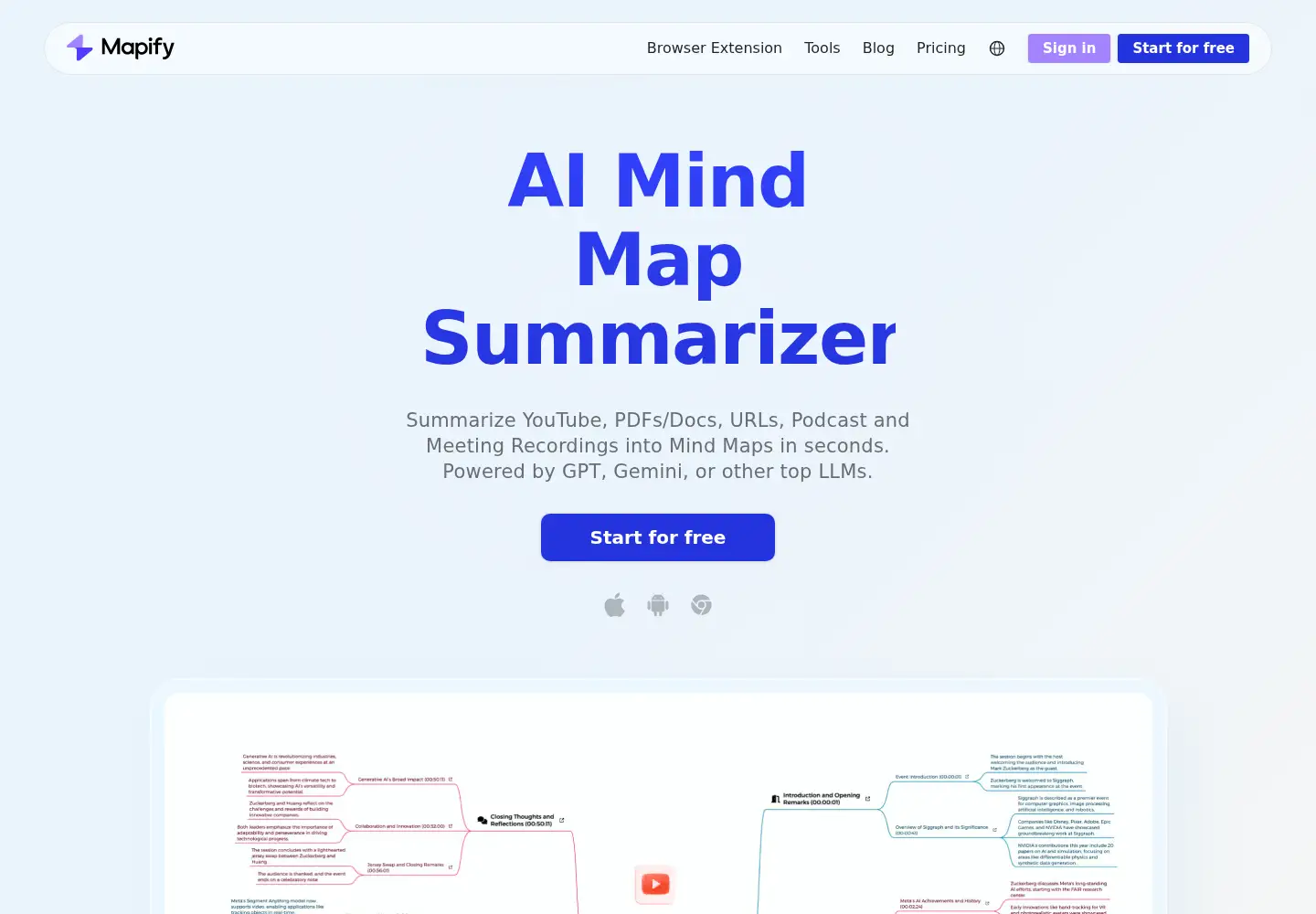 Screenshot of mapify.so