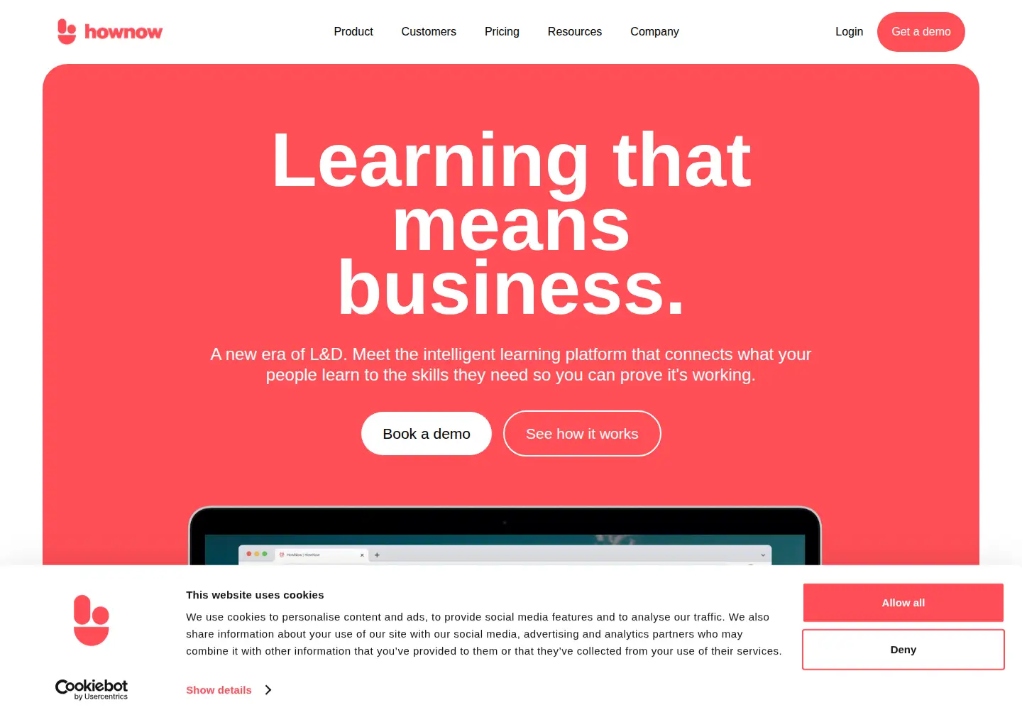 Screenshot of gethownow.com