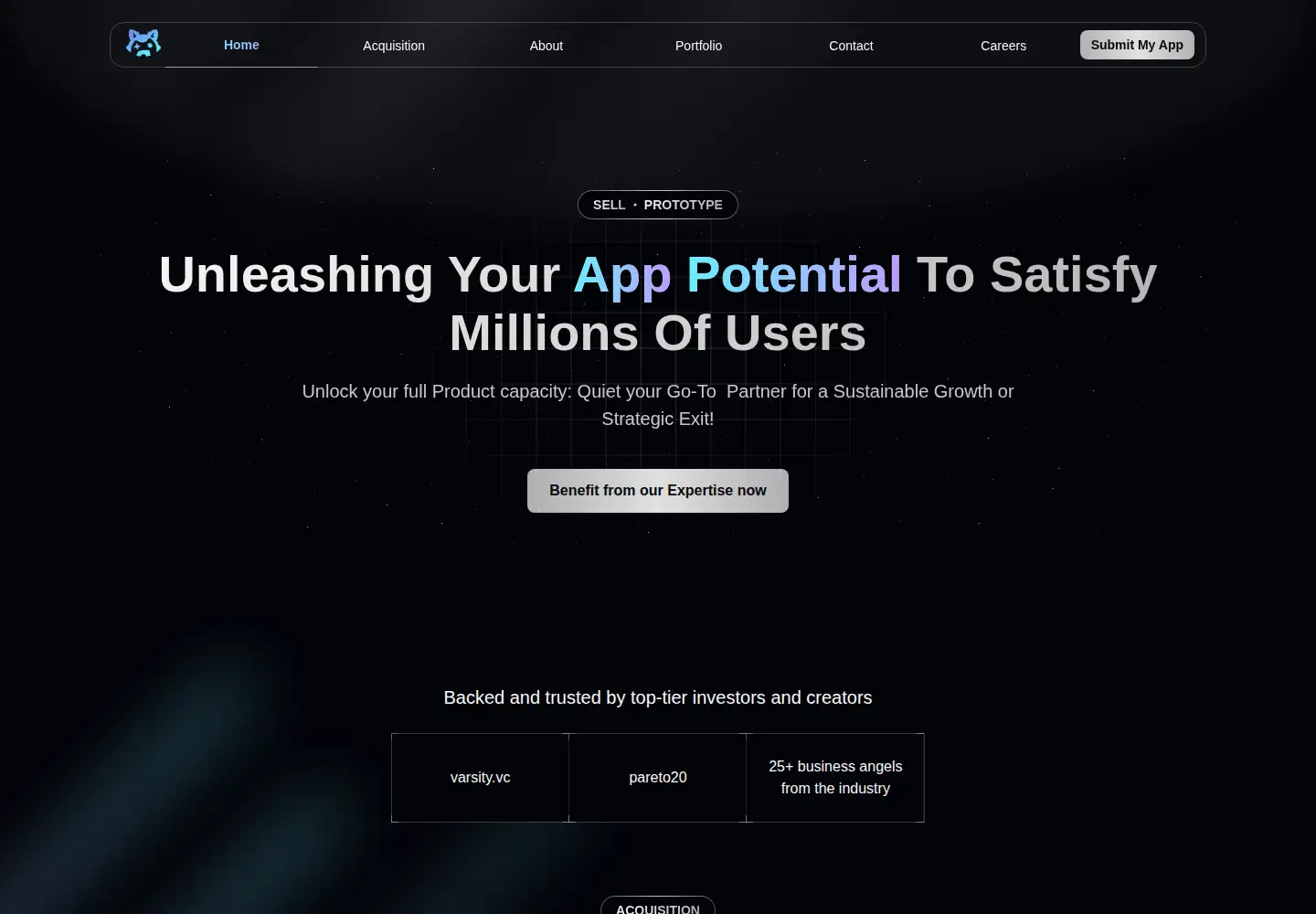Screenshot of quiet.app