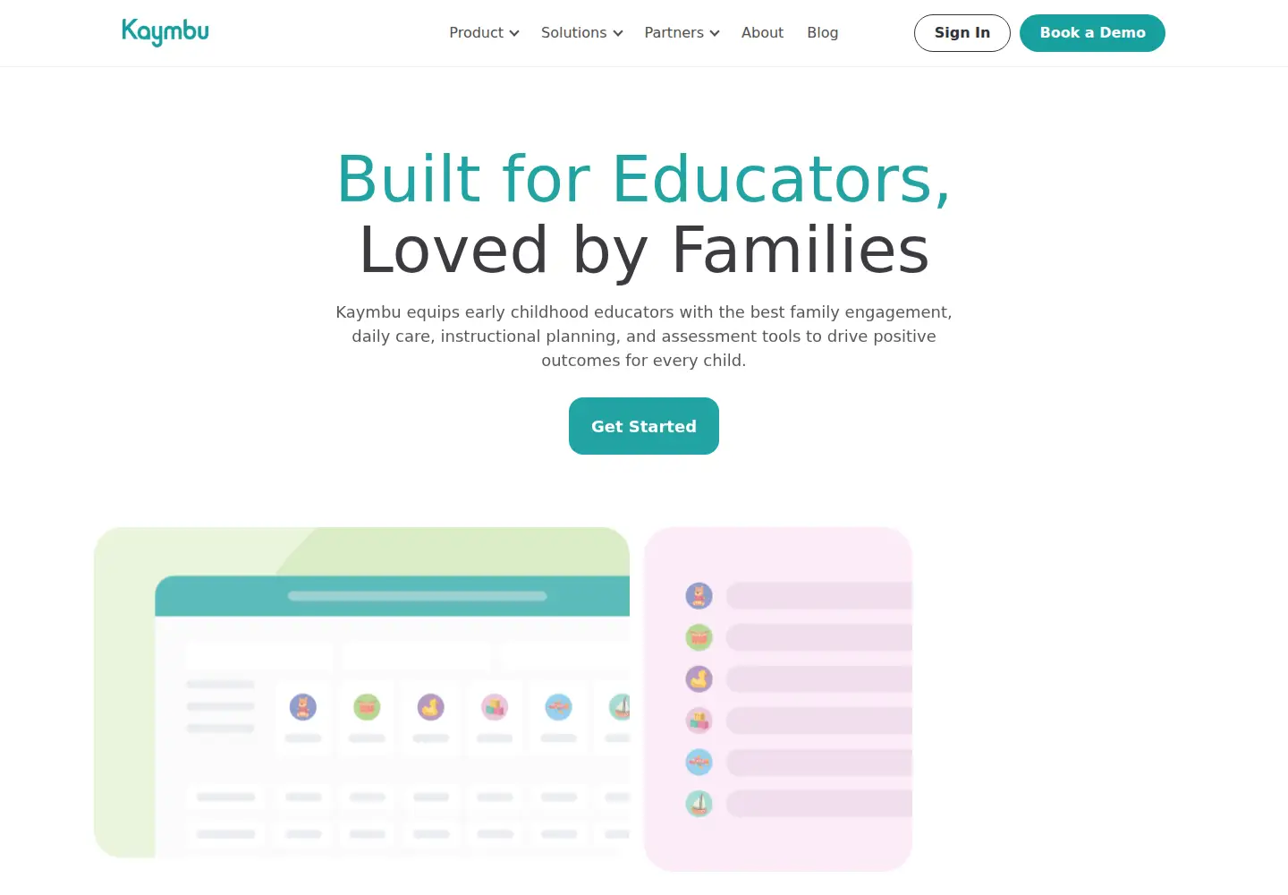 Screenshot of kaymbu.com