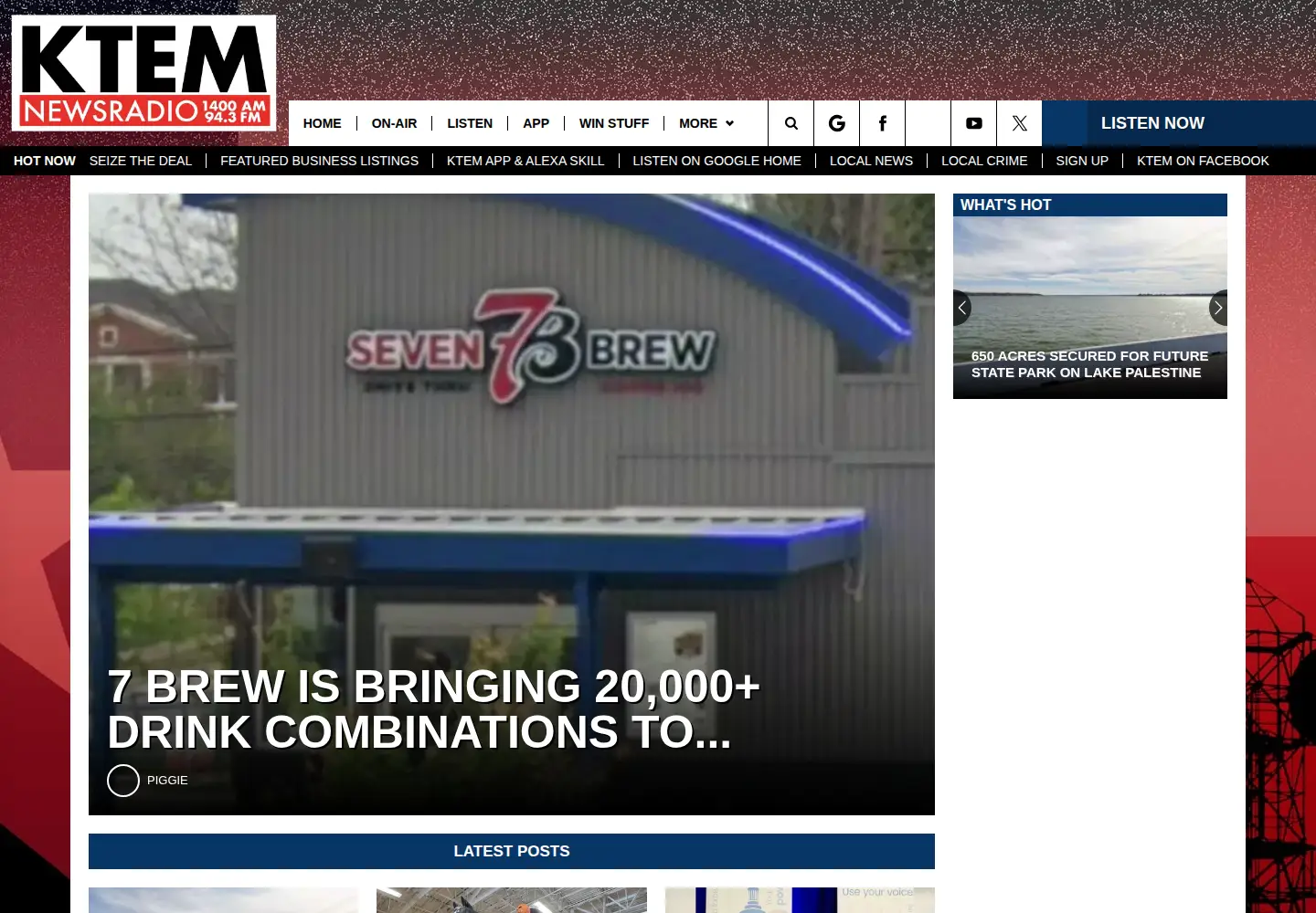 Captured homepage of ktemnews.com in the current scan
