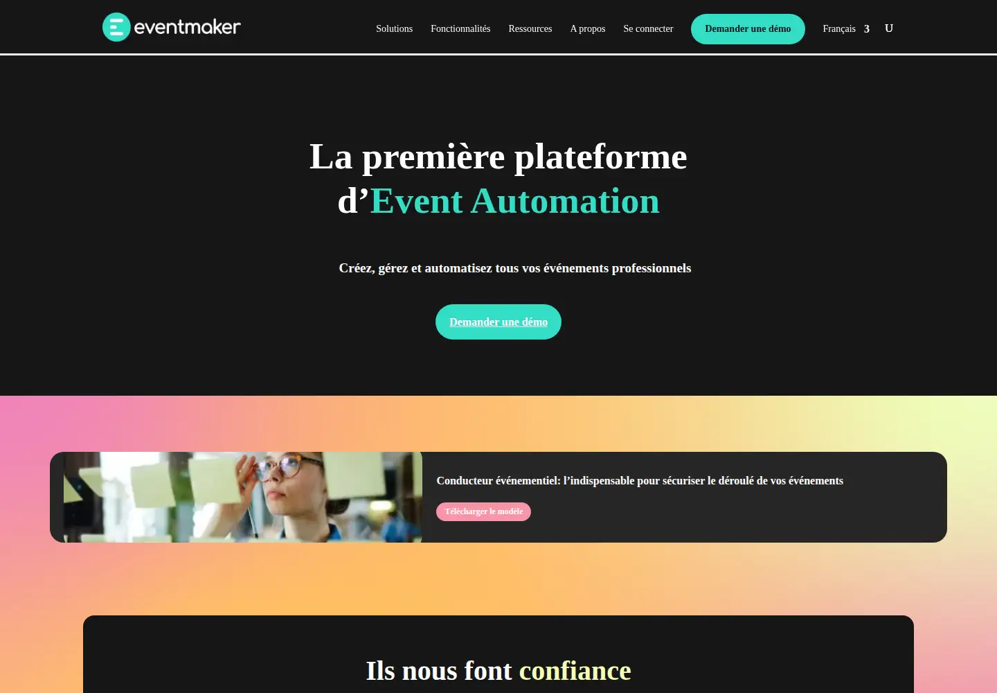 Screenshot of eventmaker.com