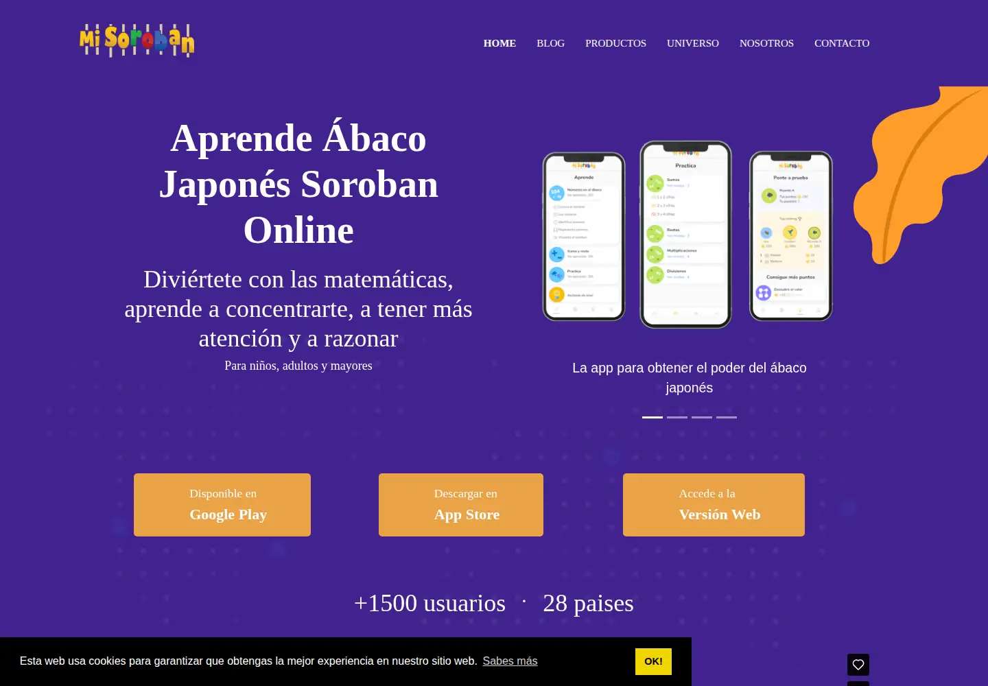 Screenshot of misoroban.com