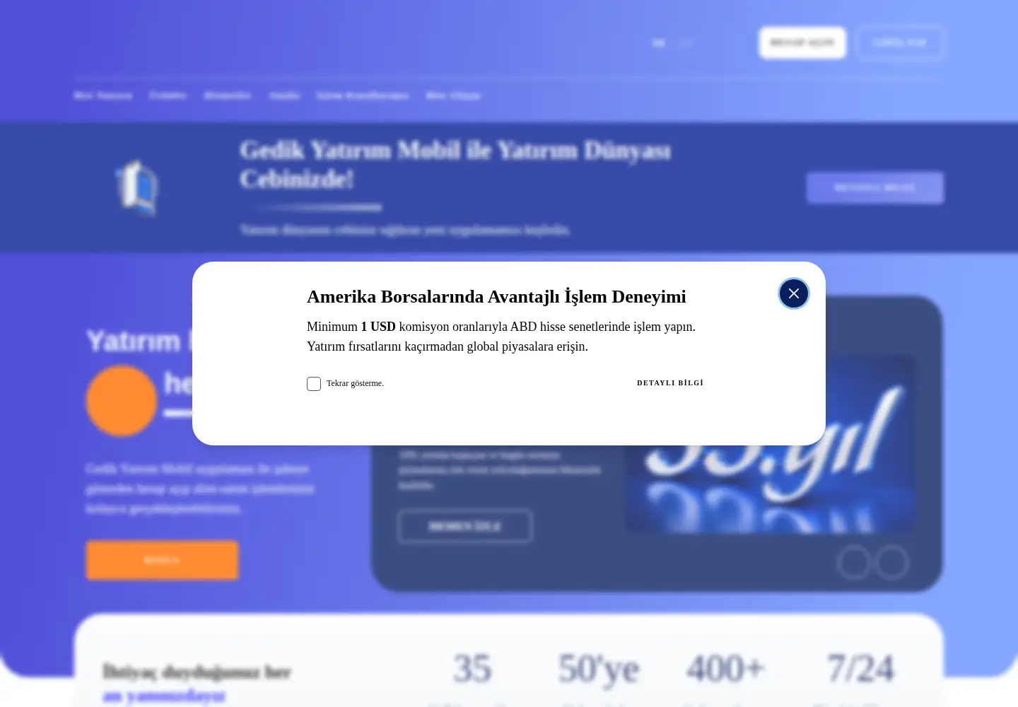 Captured homepage of gedik.com in the current scan