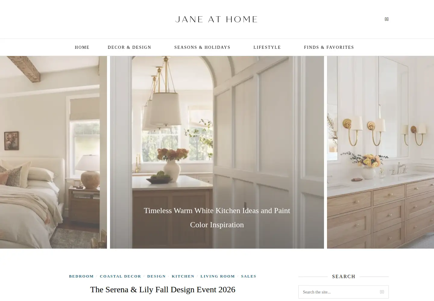 Screenshot of jane-athome.com