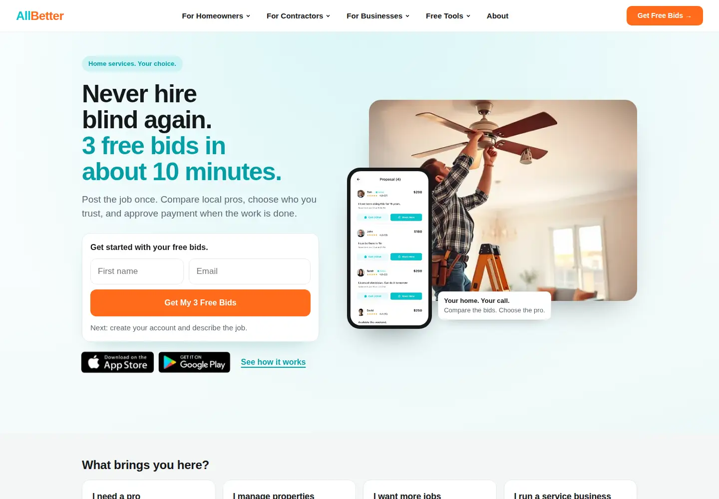 Screenshot of allbetterapp.com