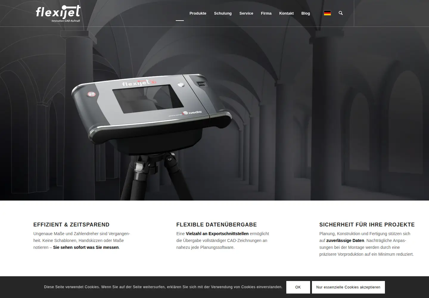 Screenshot of flexijet.info