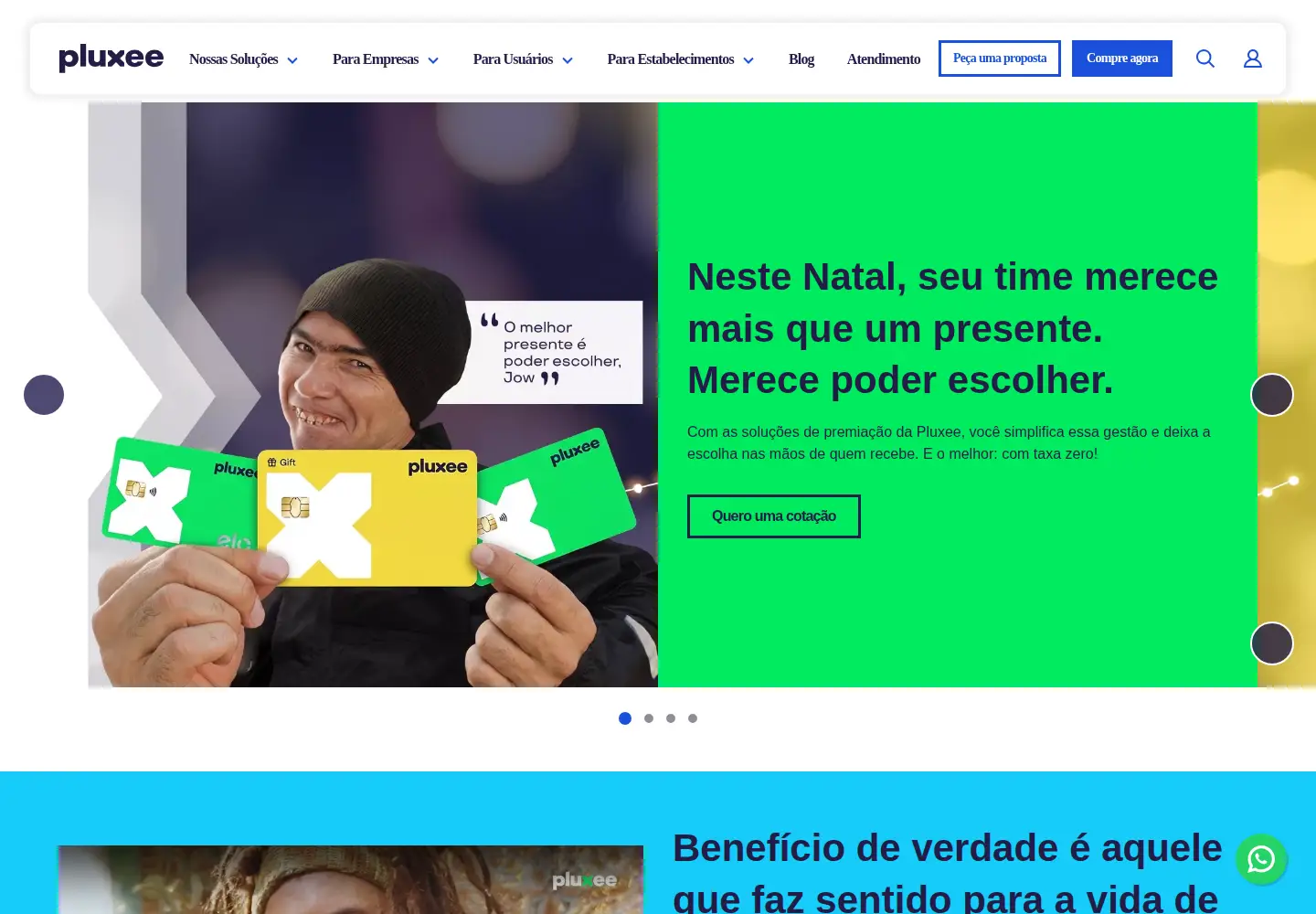 Screenshot of pluxee.com.br