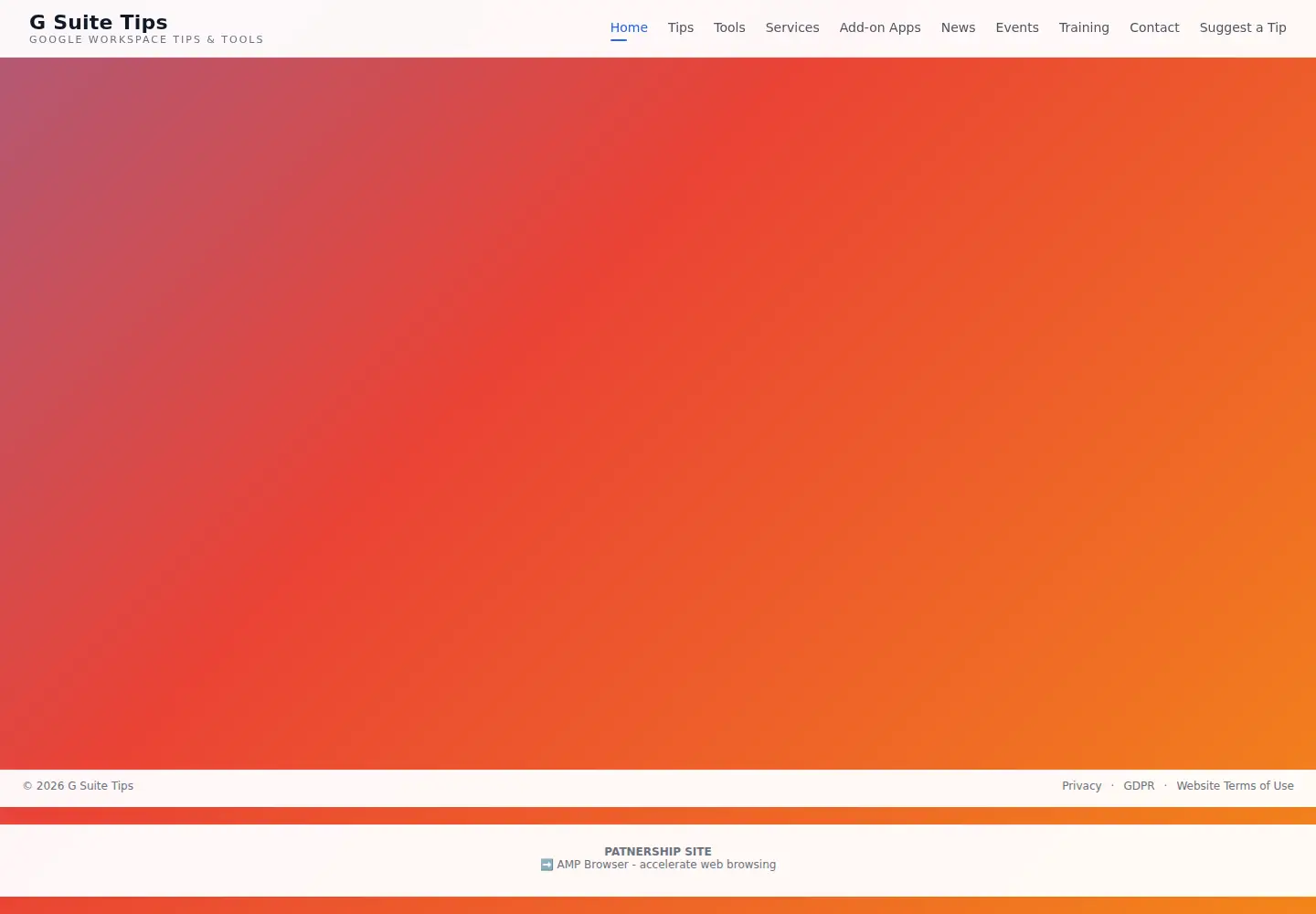 Screenshot of gsuitetips.com