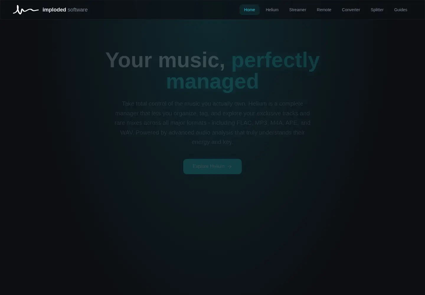 Screenshot of imploded.com