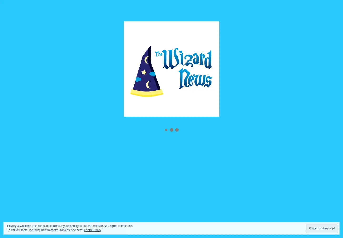 Screenshot of thewizardnews.com
