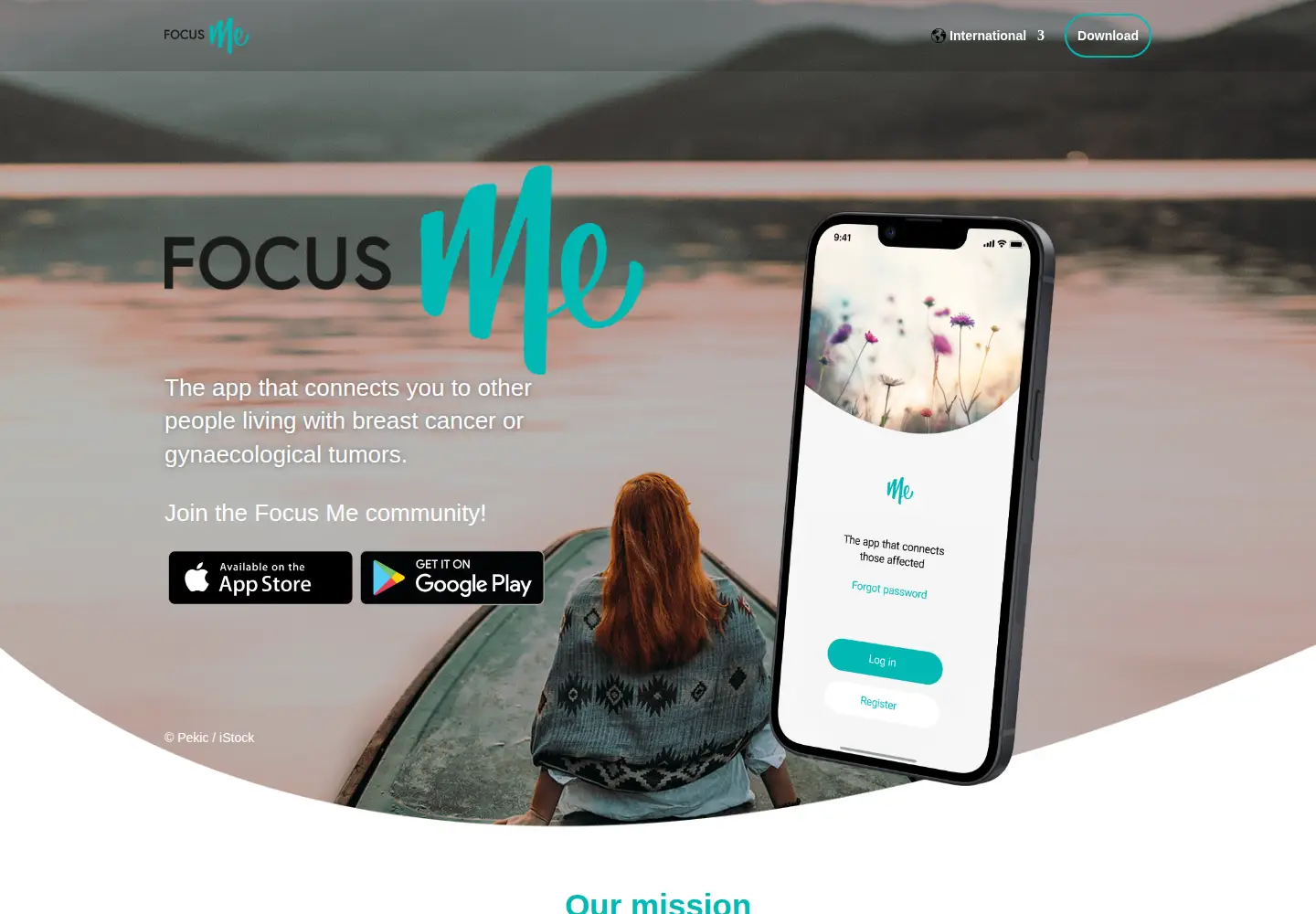 Screenshot of focusme.health