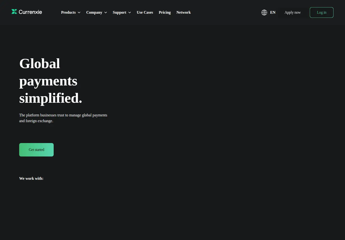 Screenshot of currenxie.com