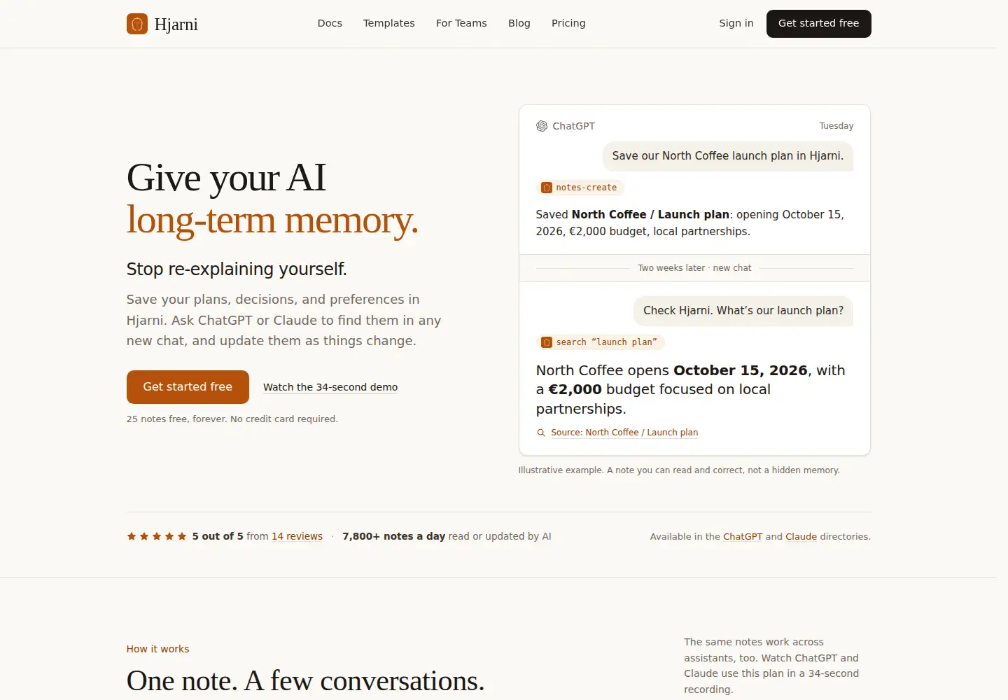 Screenshot of hjarni.com