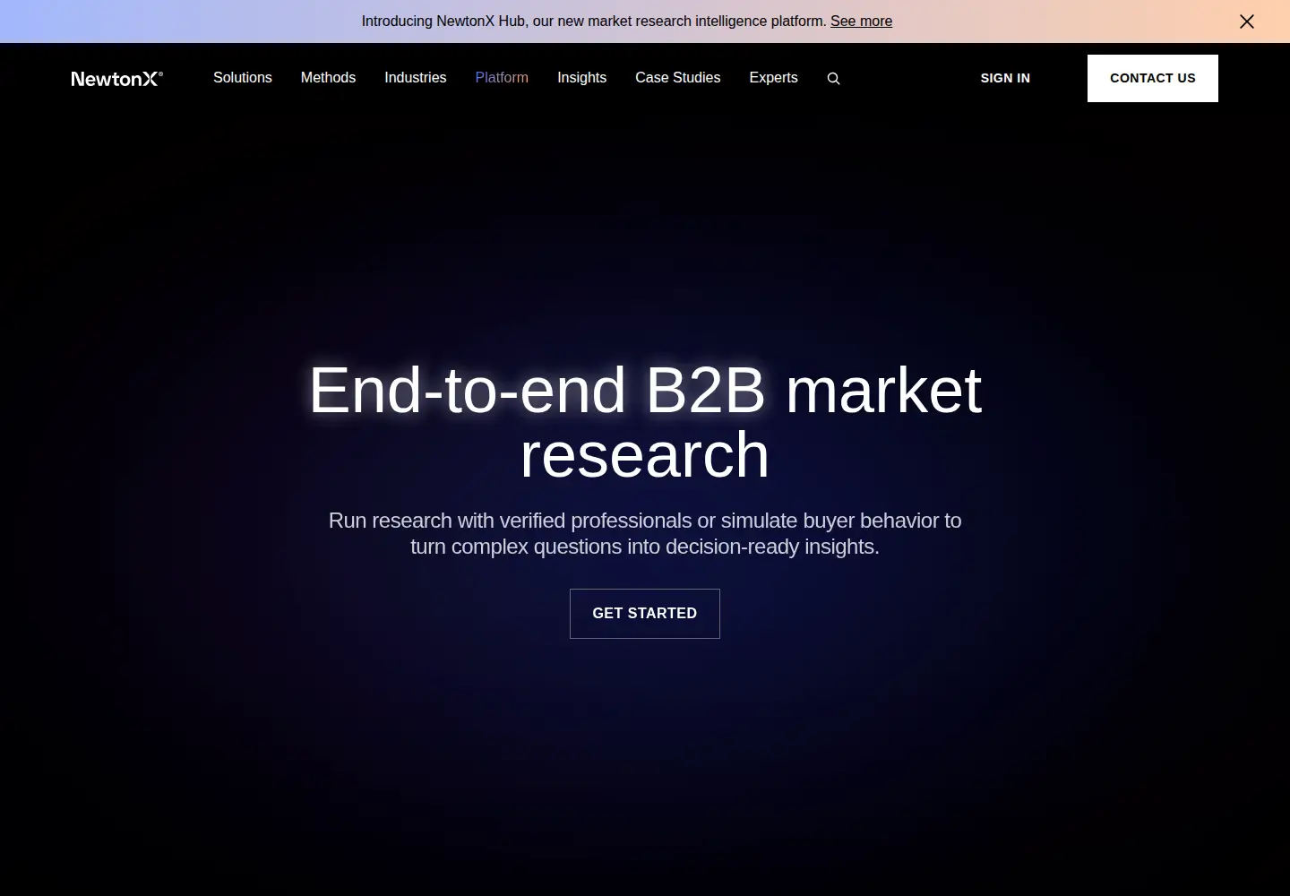 Captured homepage of newtonx.com in the current scan