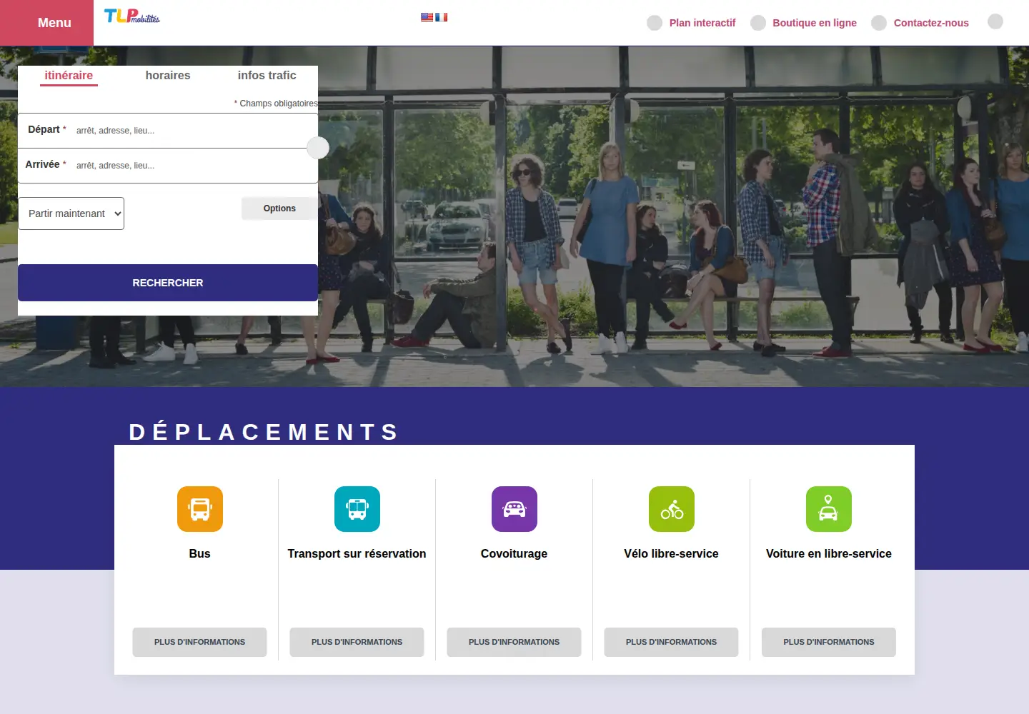 Screenshot of tlp-mobilites.com