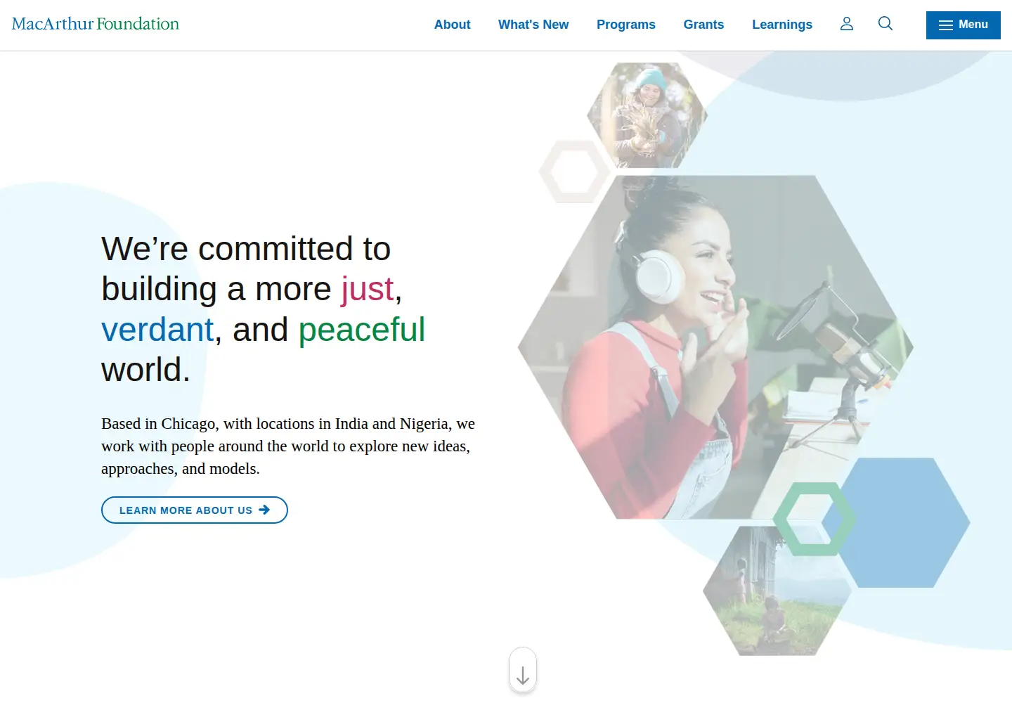 Screenshot of macfound.org