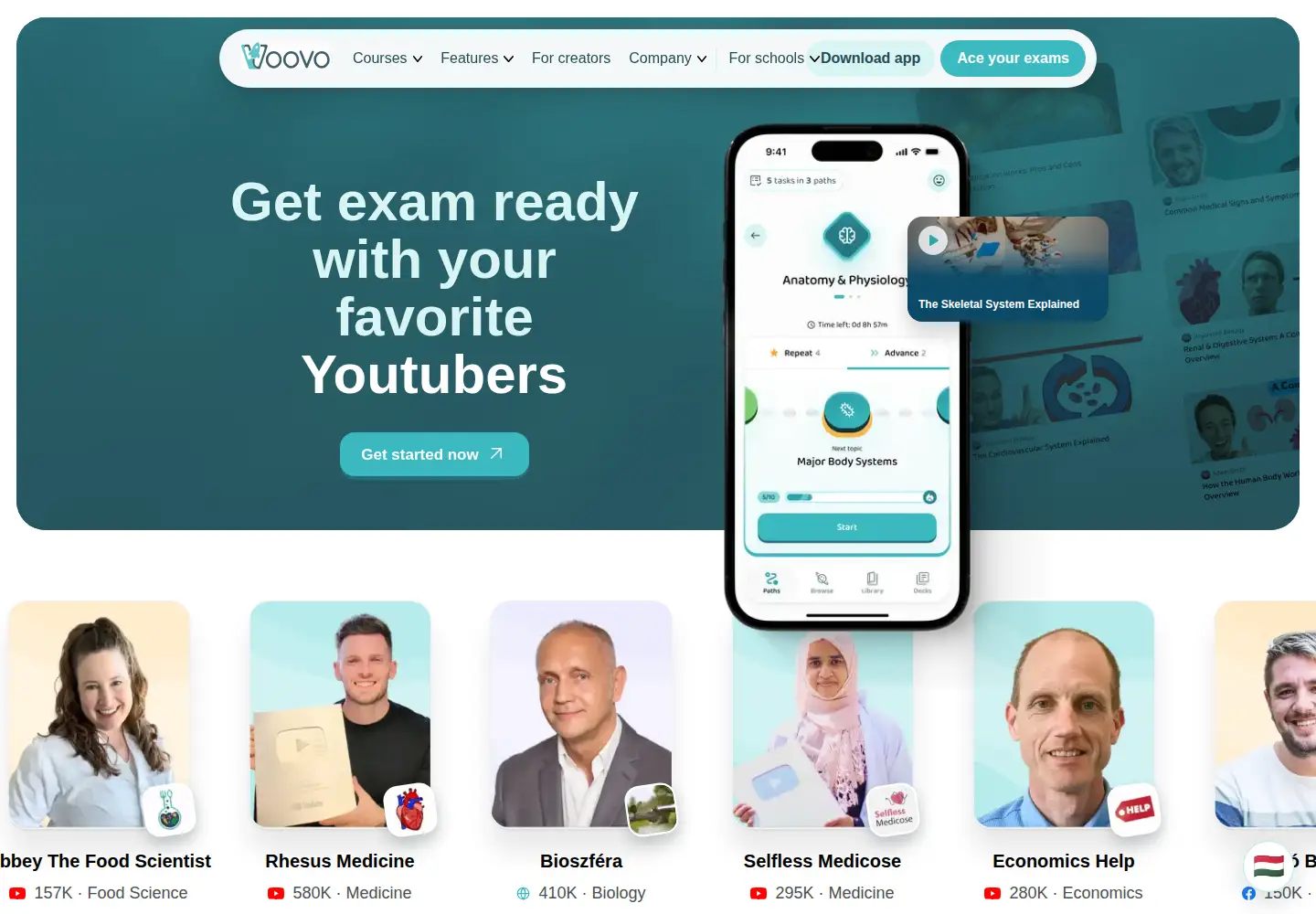 Screenshot of voovostudy.com