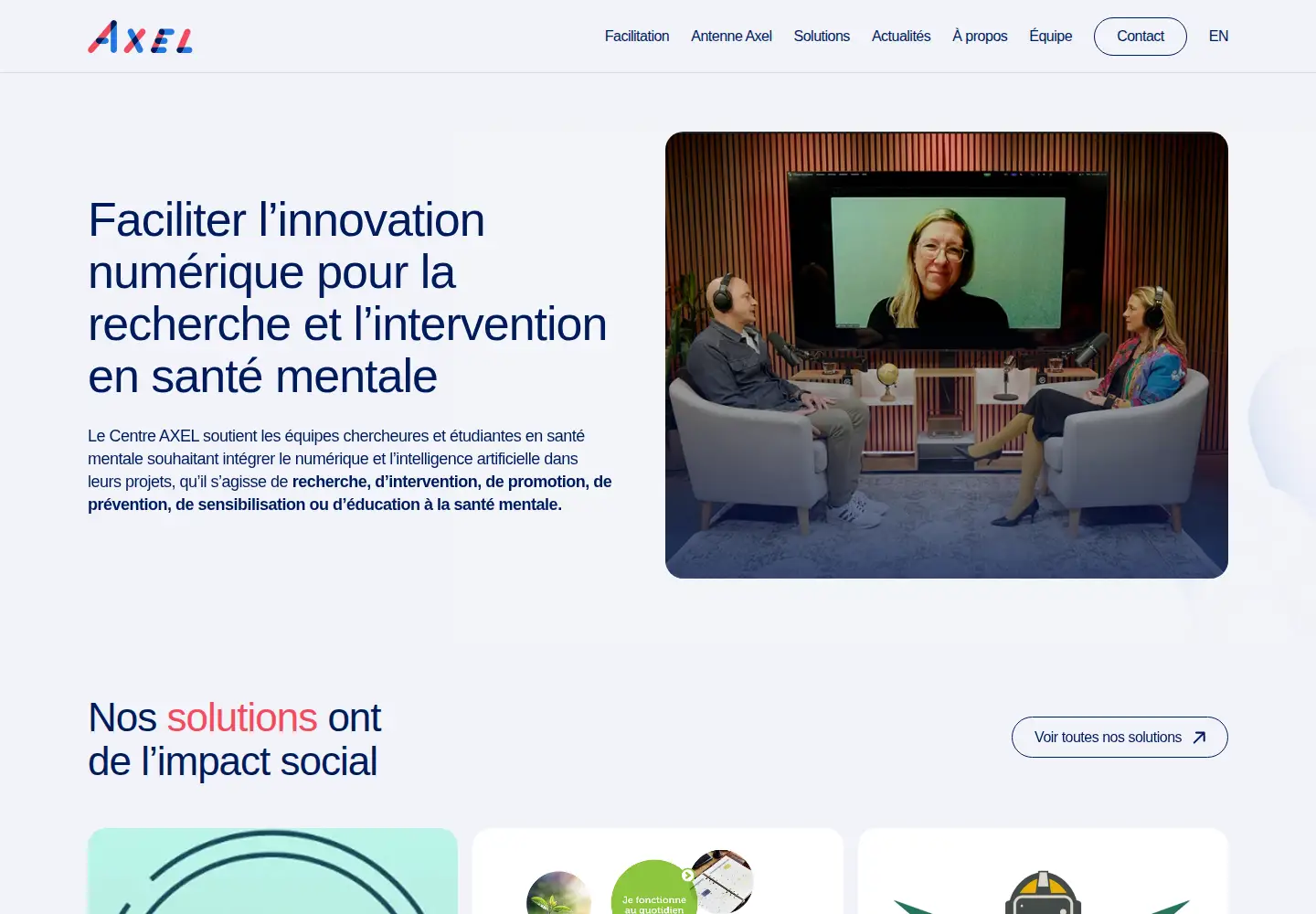 Screenshot of centreaxel.com