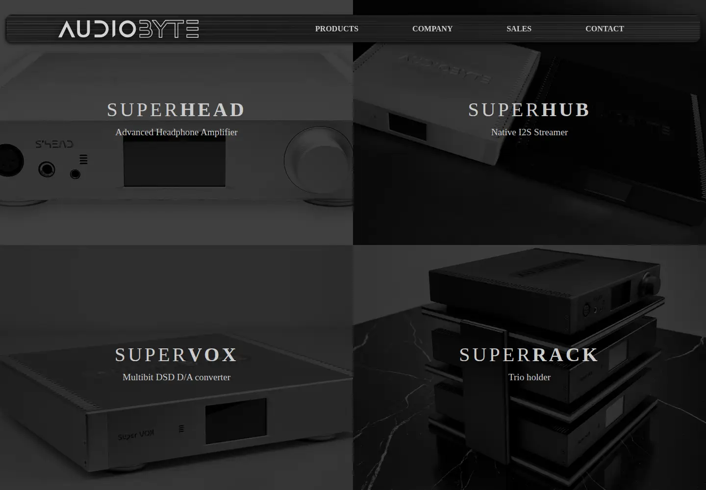 Screenshot of audiobyte.net
